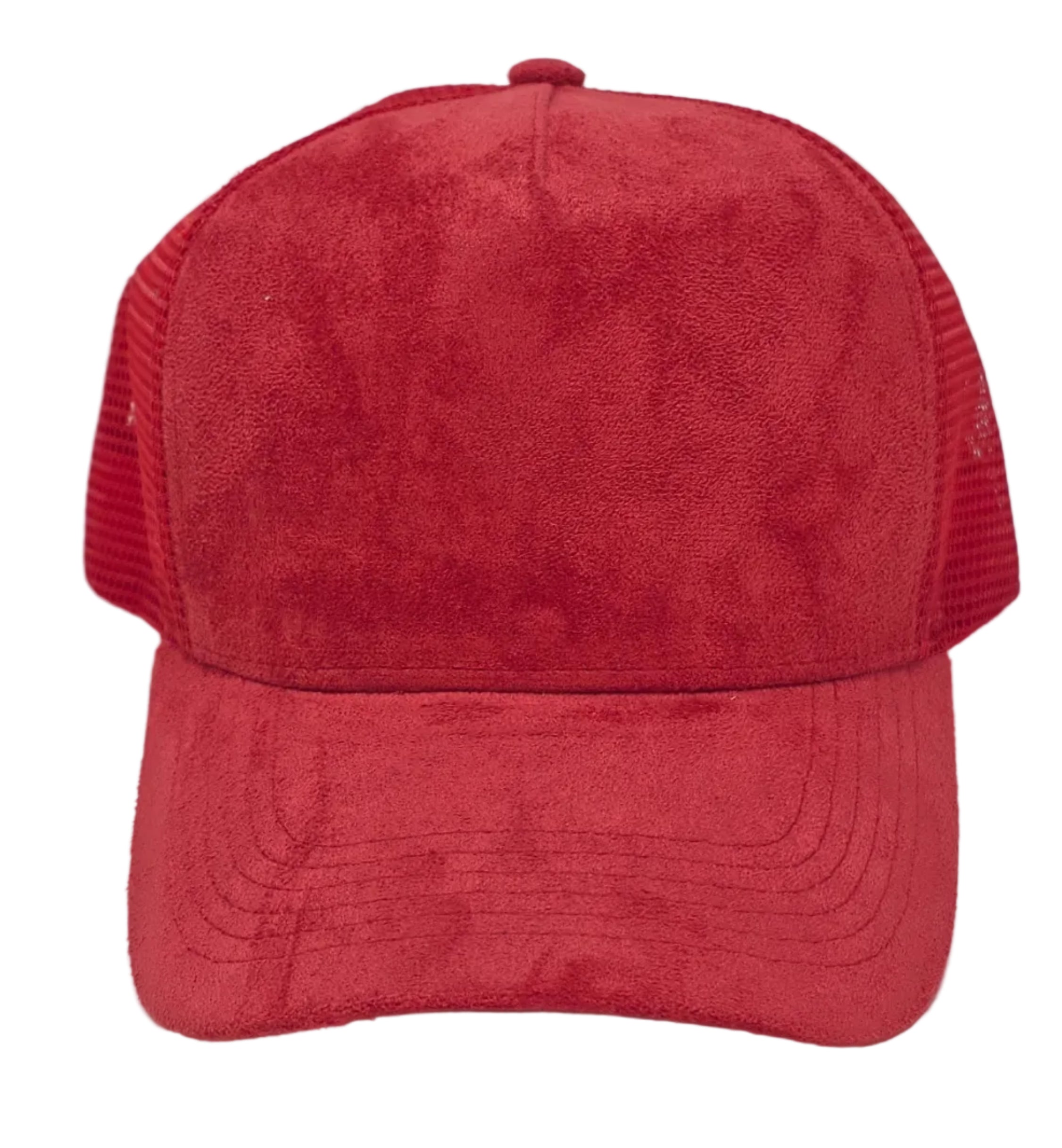 She's From Texas Leather Patch Trucker Hat