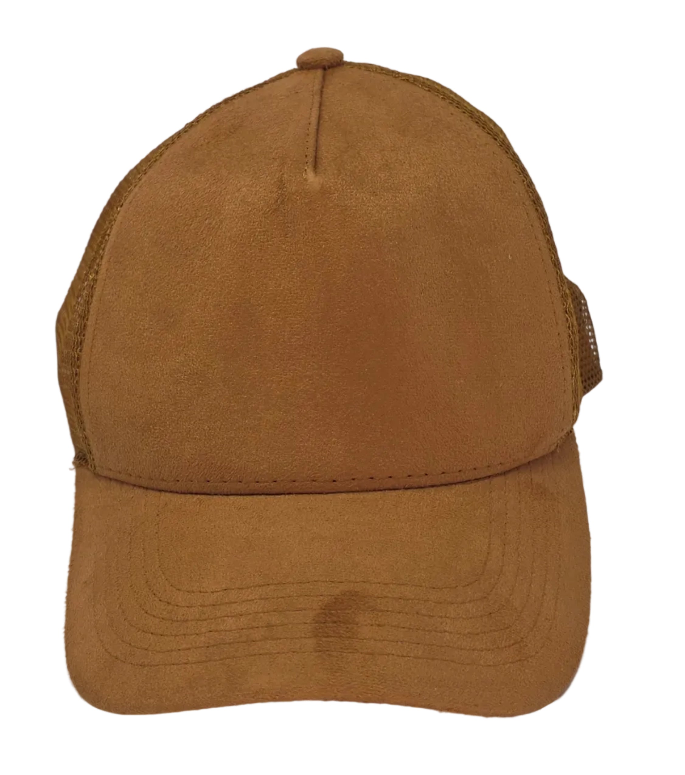 She's From Texas Leather Patch Trucker Hat