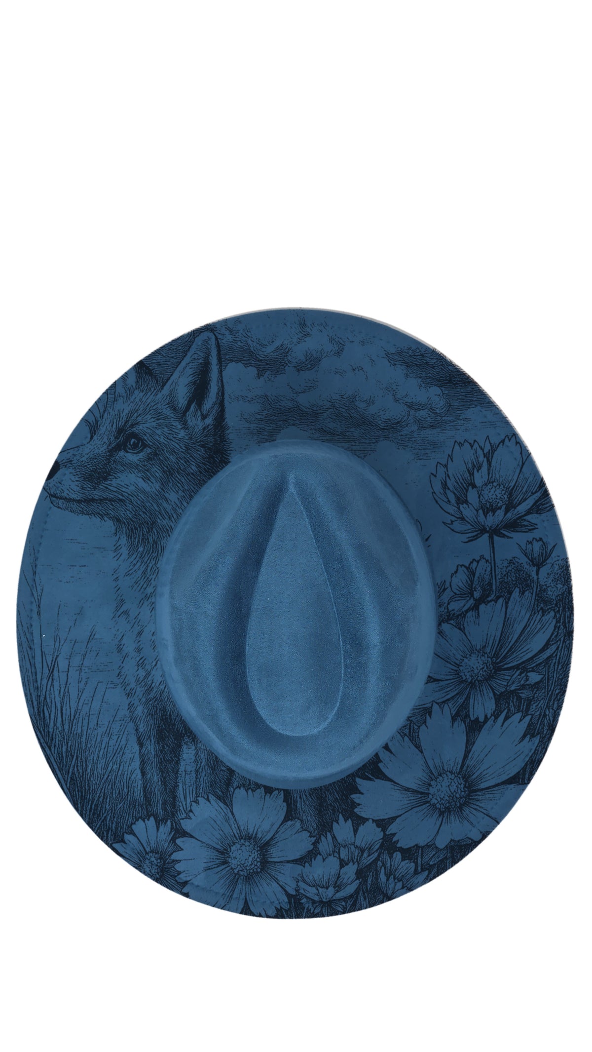 Fox & Wildflower Meadow Fedora Hat