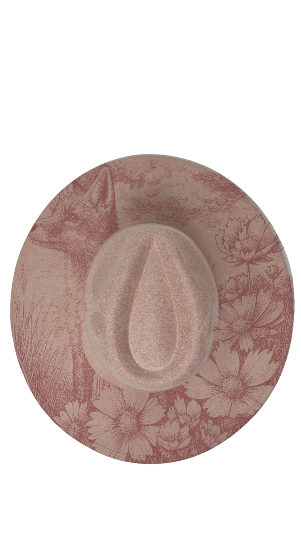 Fox & Wildflower Meadow Fedora Hat
