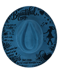 Build Your Own Fedora – Engraved Teardrop Fedora | Wide Brim Country Hat | Cowboy Festival Hat | Boho Ranch Style | Custom Fedora Western Fedora Hats