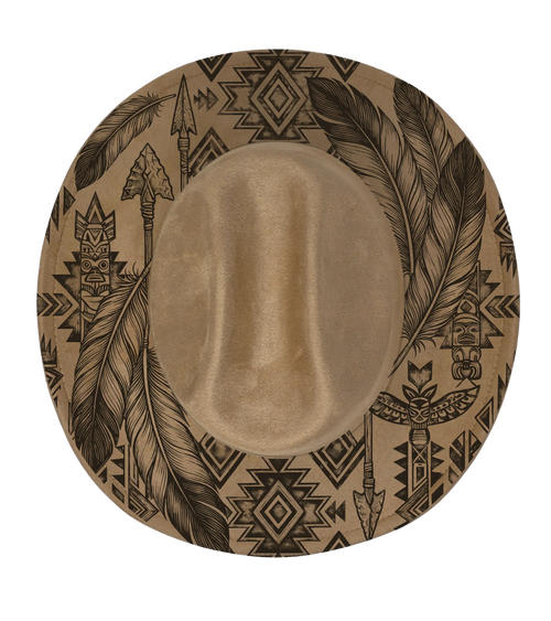 Build Your Own Cattleman Hat– Engraved Cattleman Cowboy Hat | Country Hat | Cowboy Festival Hat | Custom Cattleman Hat Western Fedora Hats