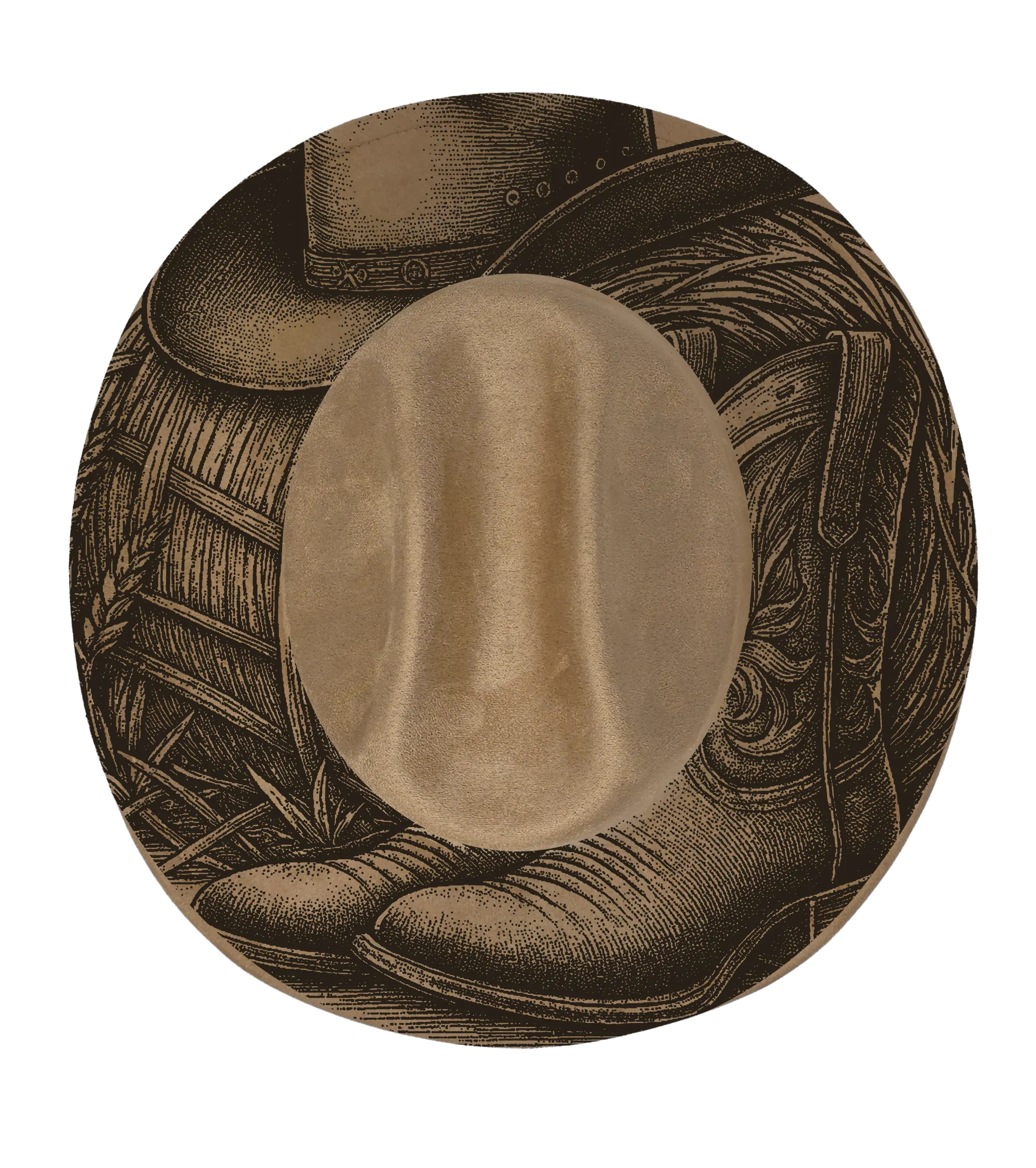 Build Your Own Cattleman Hat– Engraved Cattleman Cowboy Hat | Country Hat | Cowboy Festival Hat | Custom Cattleman Hat Western Fedora Hats