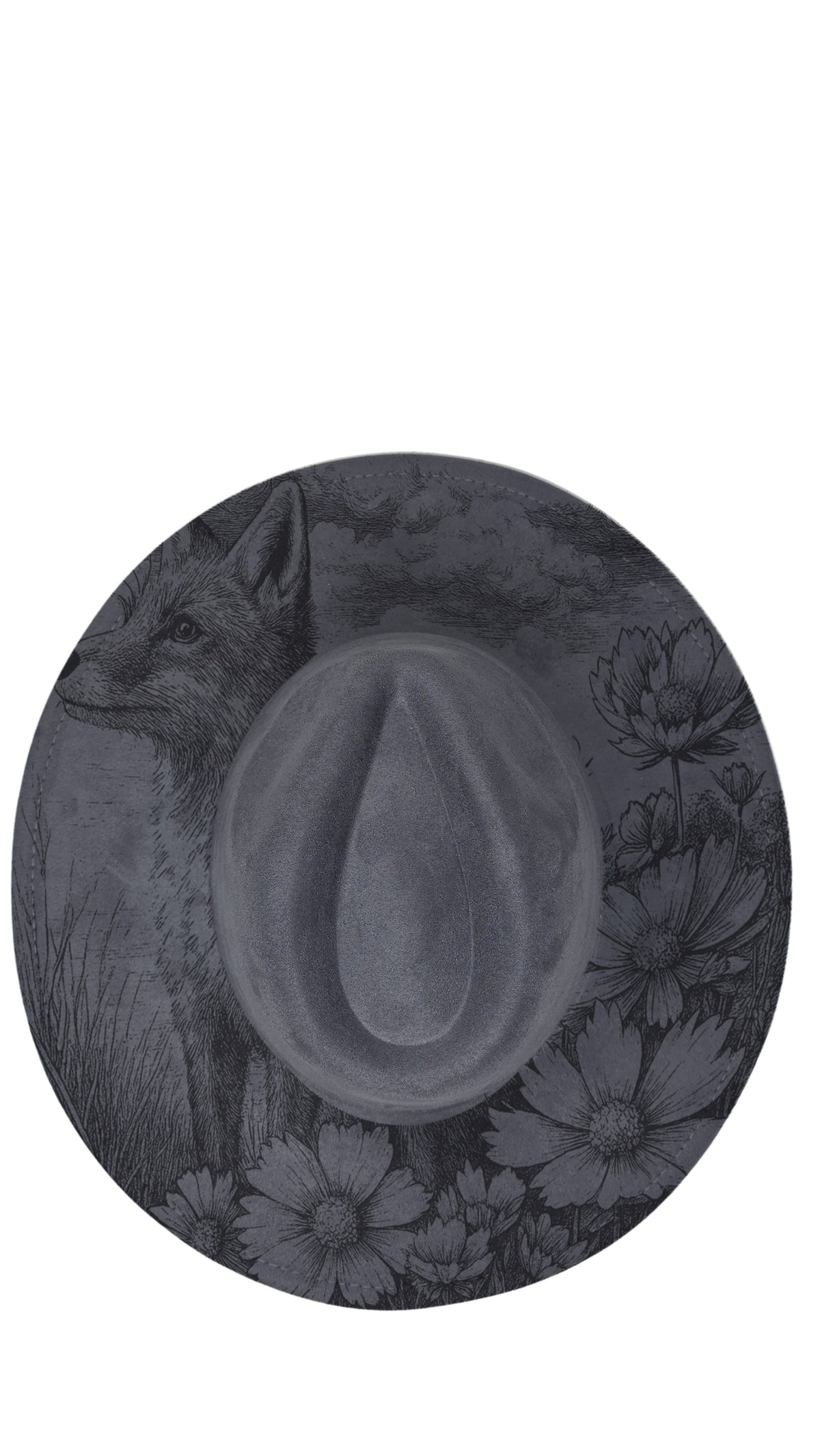 Fox & Wildflower Meadow Fedora Hat