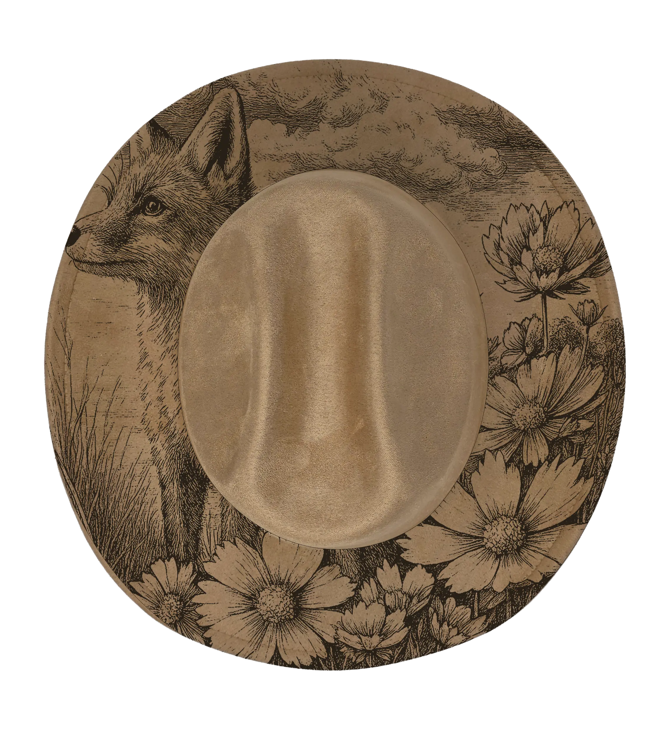Build Your Own Cattleman Hat– Engraved Cattleman Cowboy Hat | Country Hat | Cowboy Festival Hat | Custom Cattleman Hat Western Fedora Hats