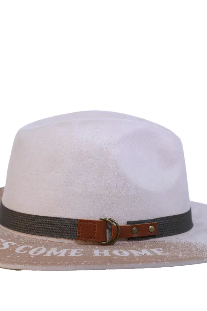 GOOD HORSES COME HOME – LASER ENGRAVED FEDORA HAT Western Fedora Hats