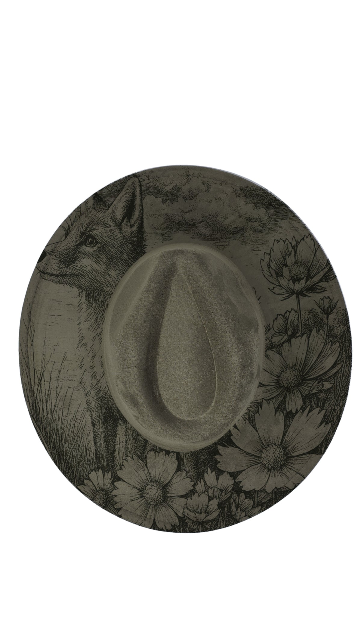 Fox & Wildflower Meadow Fedora Hat