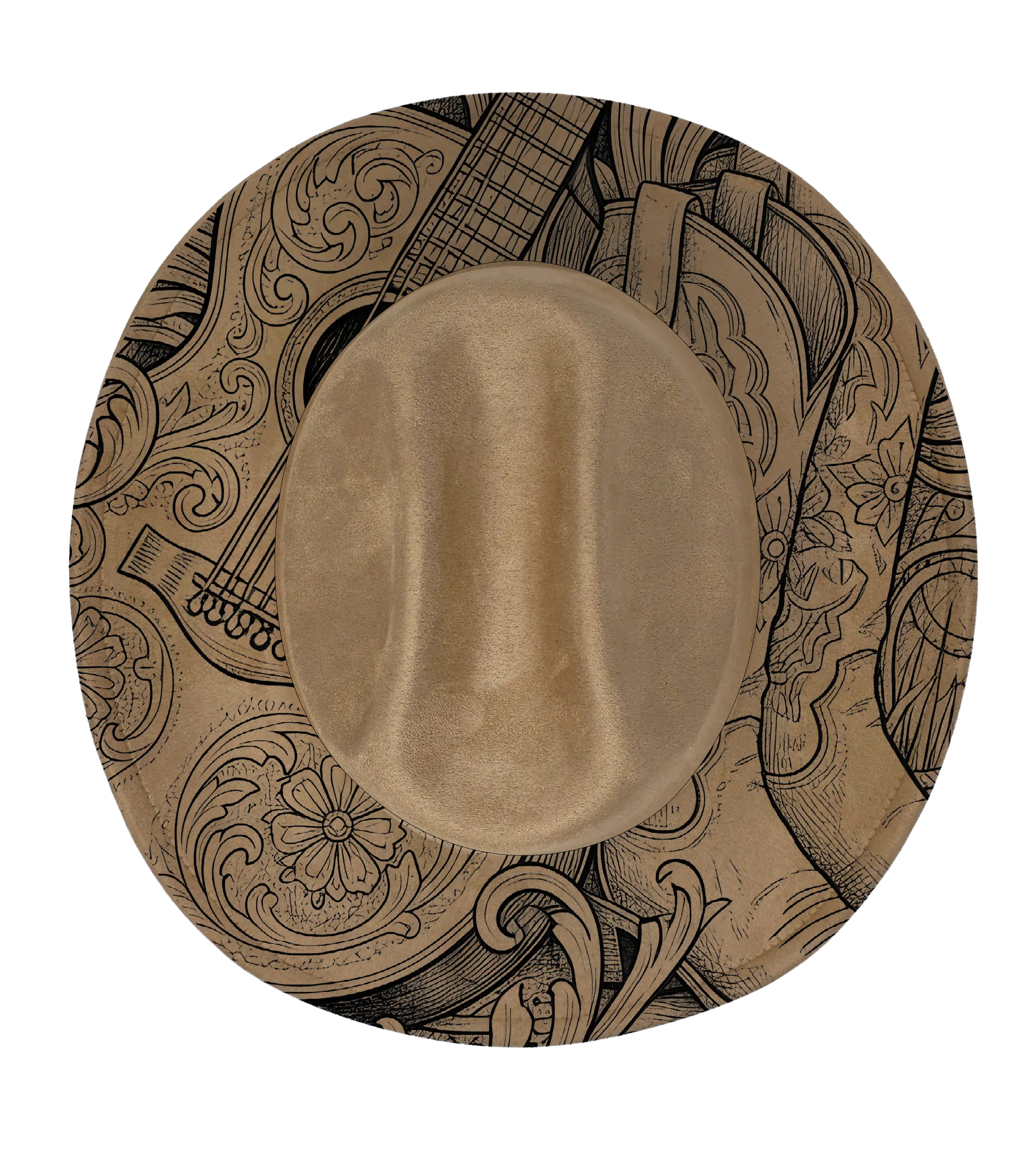 Build Your Own Cattleman Hat– Engraved Cattleman Cowboy Hat | Country Hat | Cowboy Festival Hat | Custom Cattleman Hat Western Fedora Hats