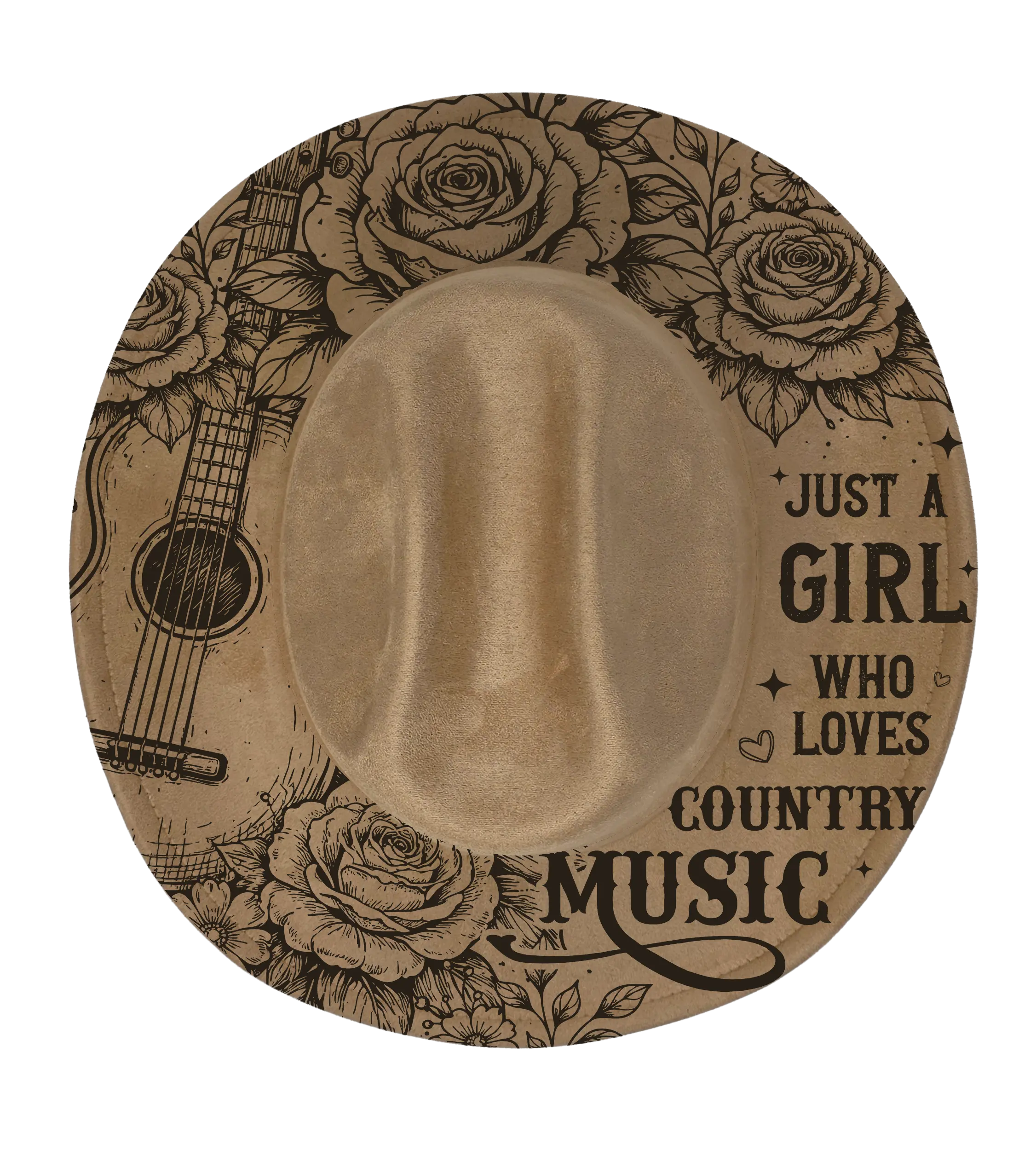 Build Your Own Cattleman Hat– Engraved Cattleman Cowboy Hat | Country Hat | Cowboy Festival Hat | Custom Cattleman Hat Western Fedora Hats