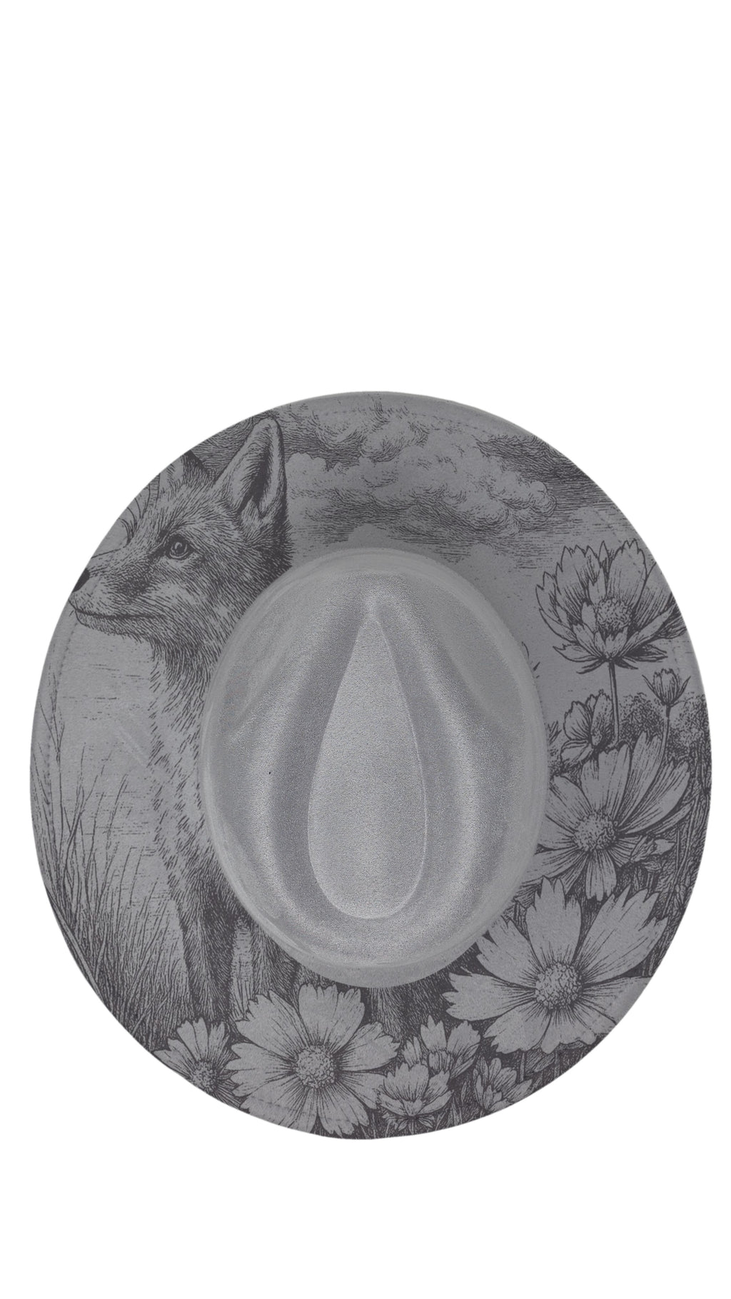 Fox & Wildflower Meadow Fedora Hat