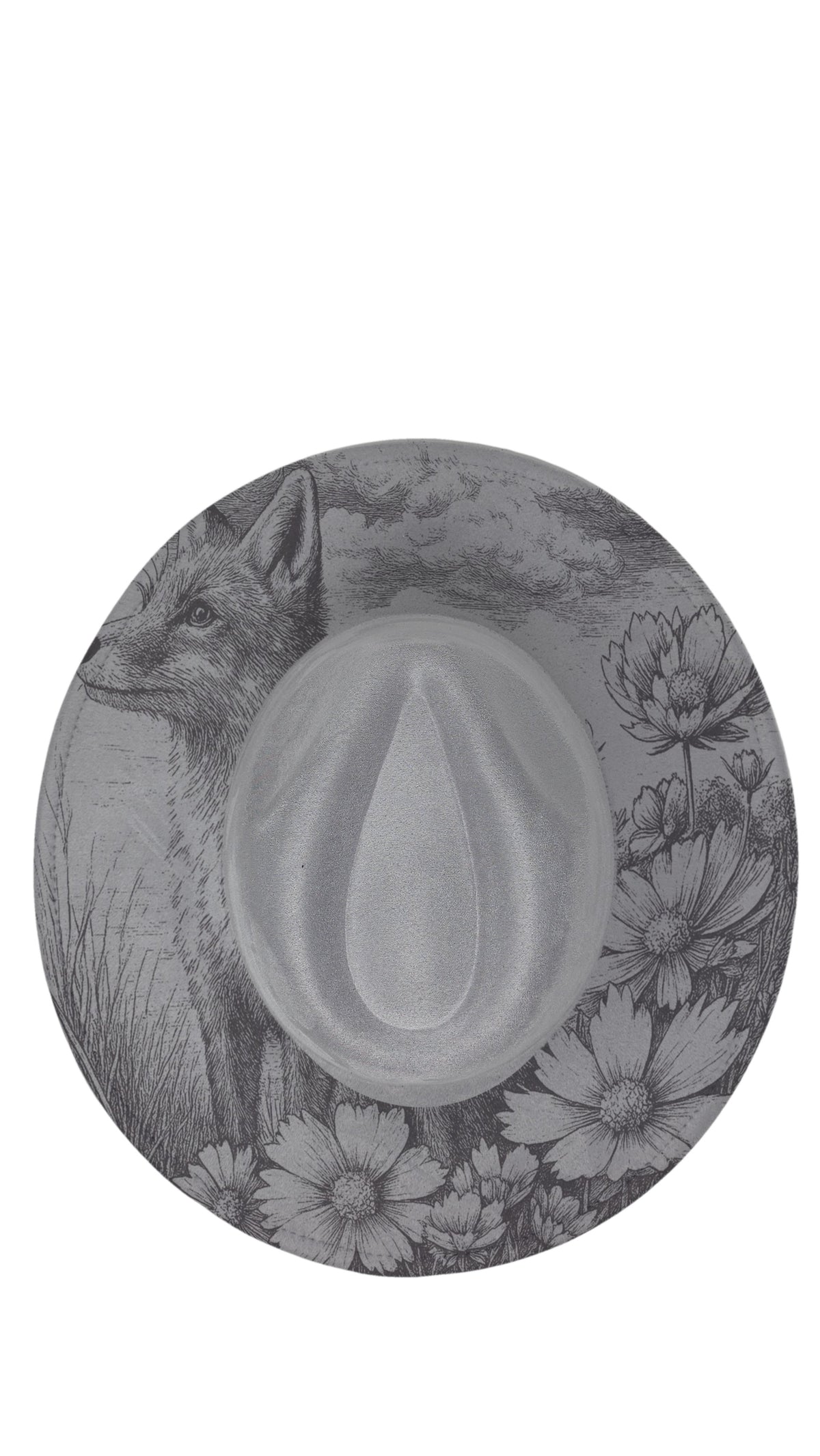 Fox & Wildflower Meadow Fedora Hat