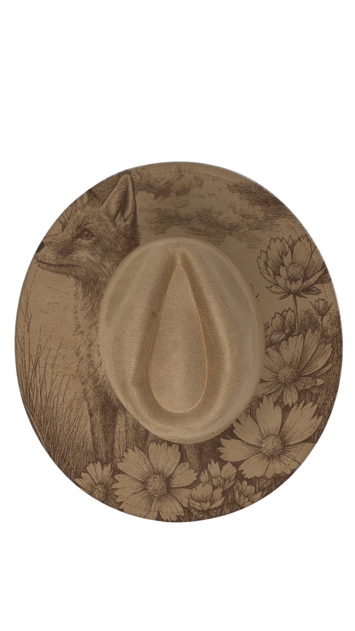 Fox & Wildflower Meadow Fedora Hat