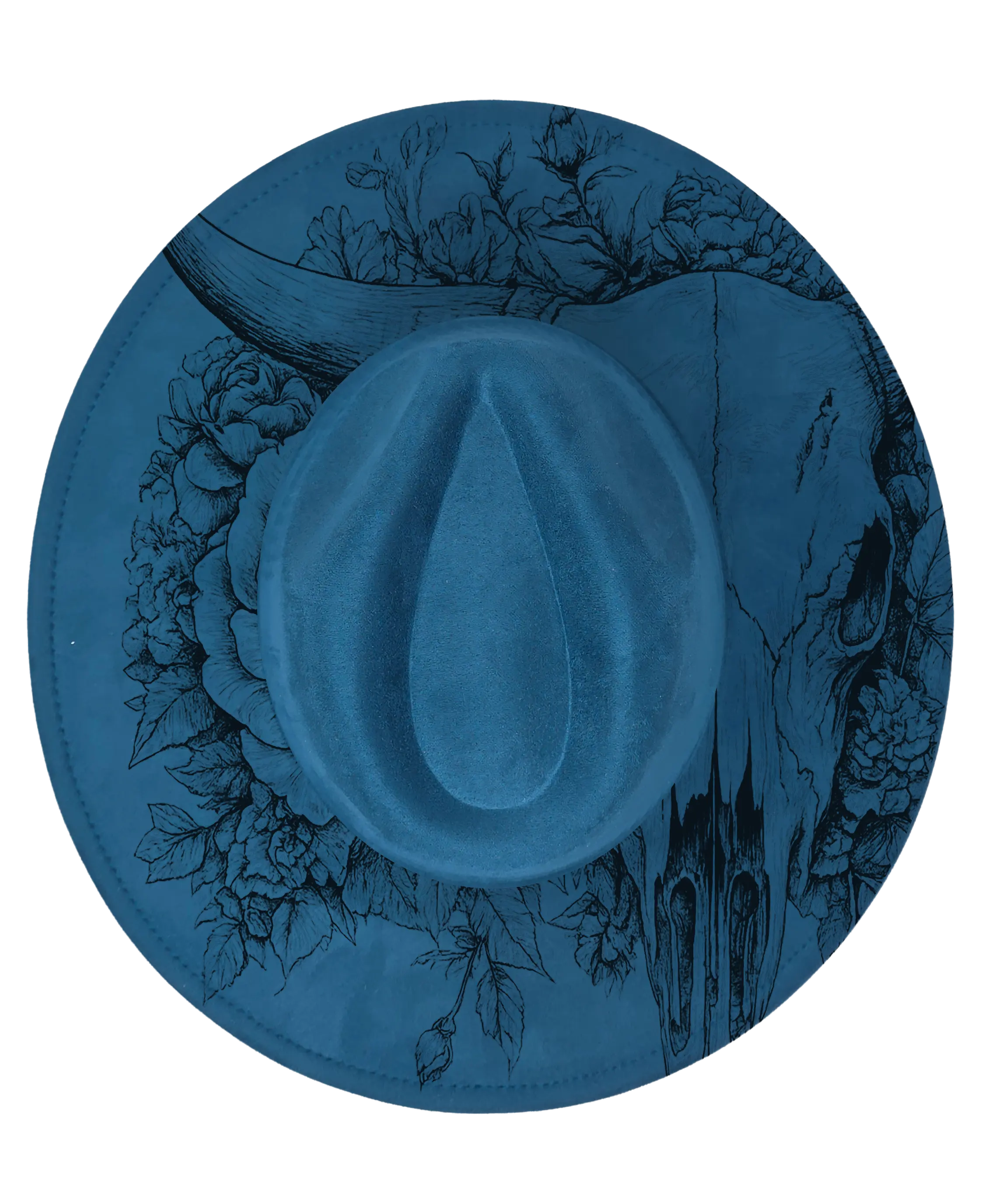 Build Your Own Fedora – Engraved Teardrop Fedora | Wide Brim Country Hat | Cowboy Festival Hat | Boho Ranch Style | Custom Fedora Western Fedora Hats