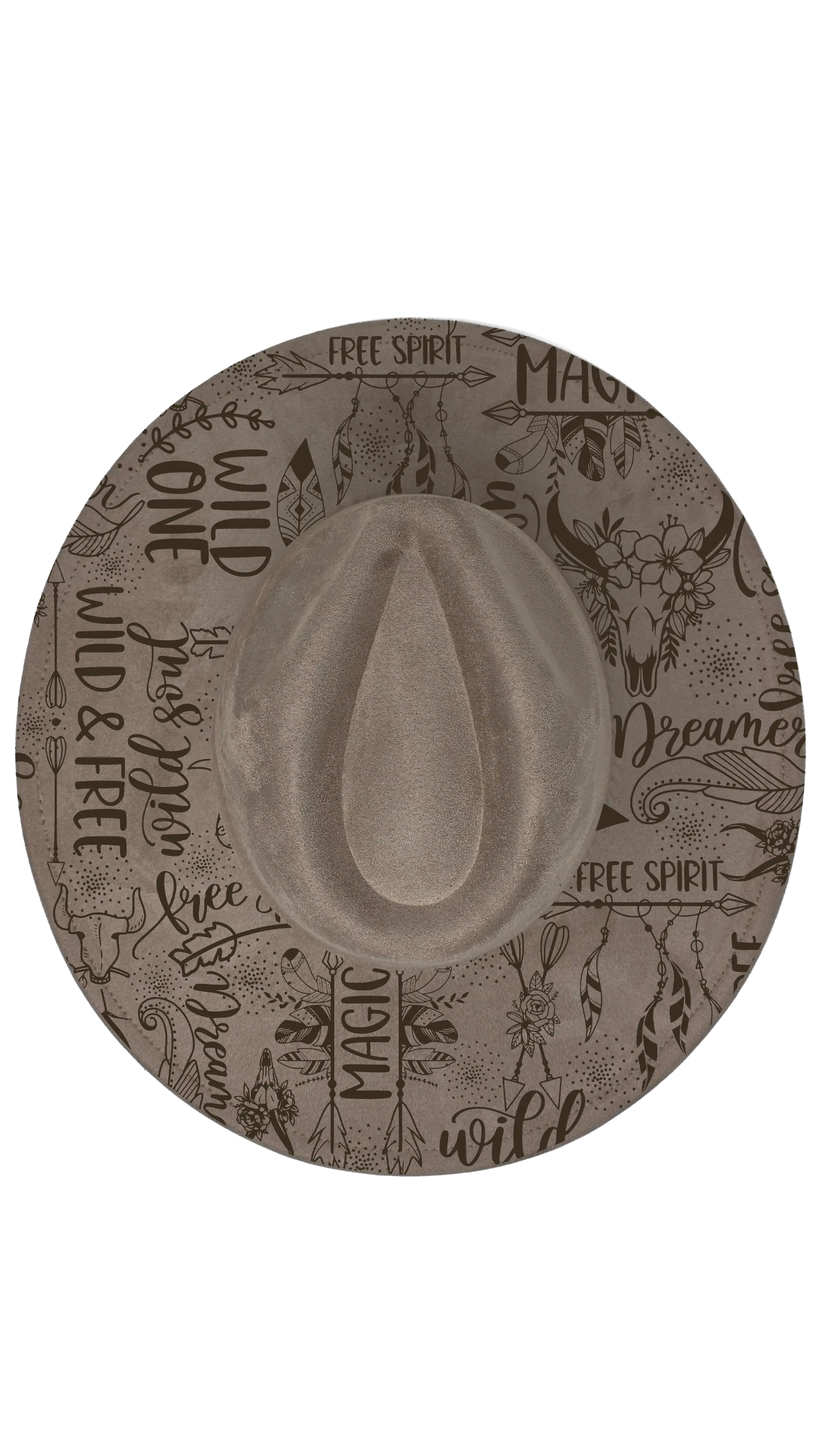 Build Your Own Fedora – Engraved Teardrop Fedora | Wide Brim Country Hat | Cowboy Festival Hat | Boho Ranch Style | Custom Fedora Western Fedora Hats