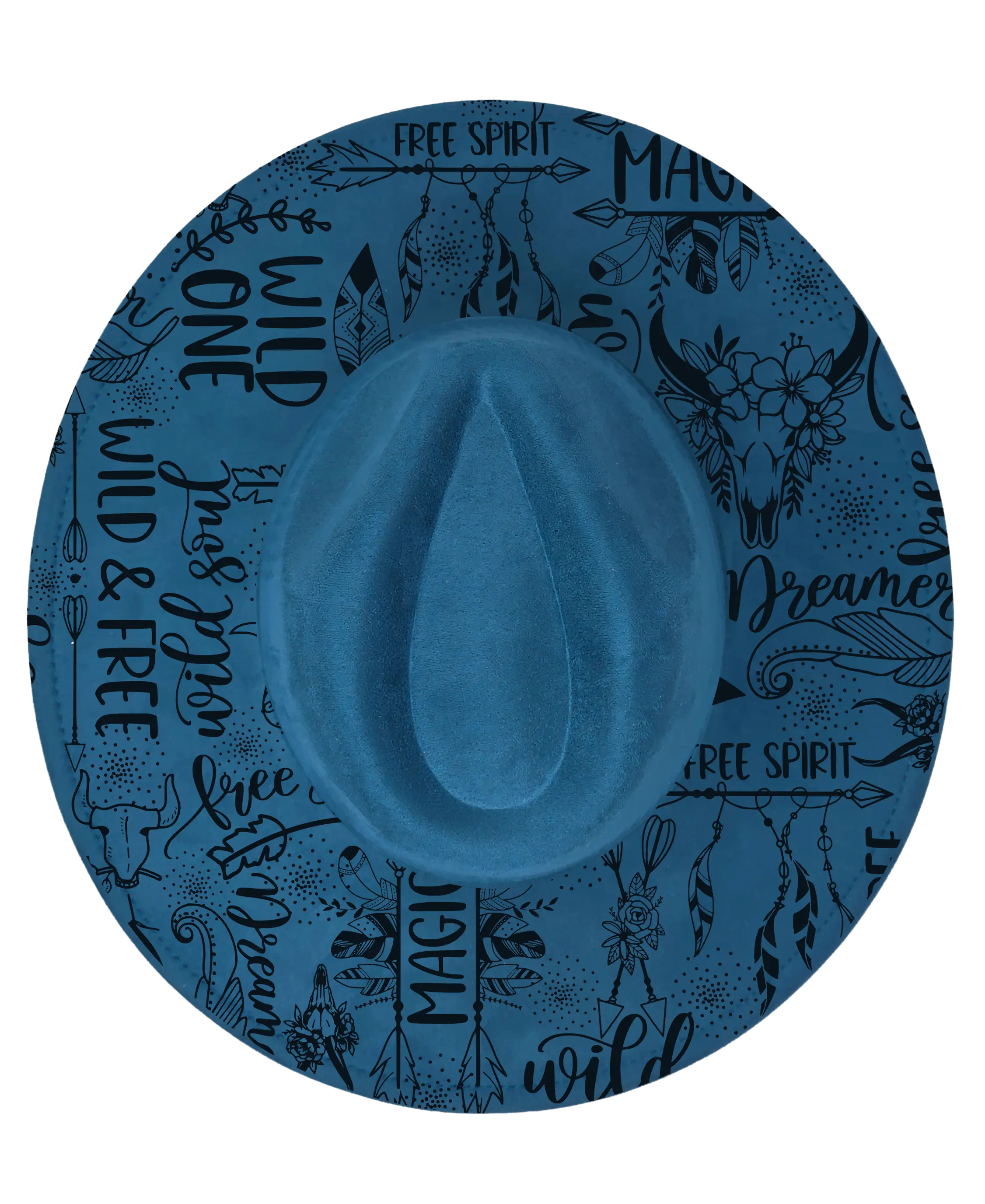 Build Your Own Fedora – Engraved Teardrop Fedora | Wide Brim Country Hat | Cowboy Festival Hat | Boho Ranch Style | Custom Fedora Western Fedora Hats