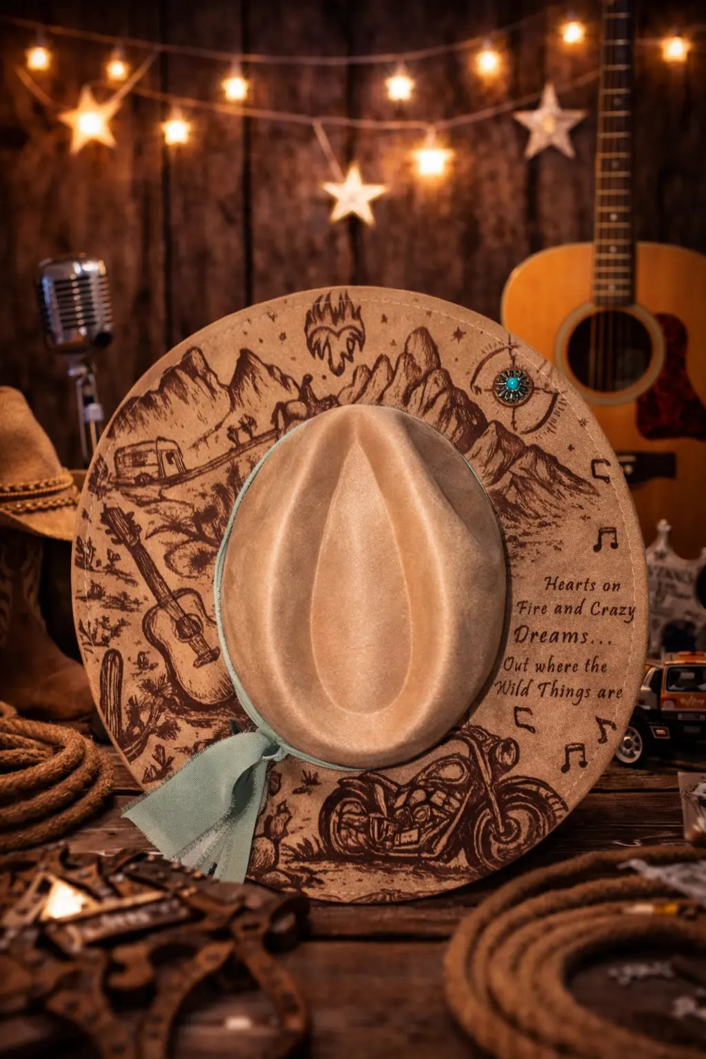 Where The Wild Things Are Wide Brim Fedora Western Fedora Hats