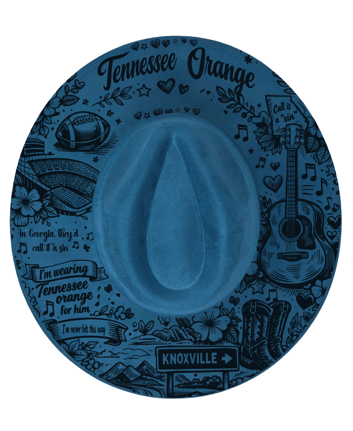 Build your own teardrop fedora hat, laser engraved to order (photo 15)