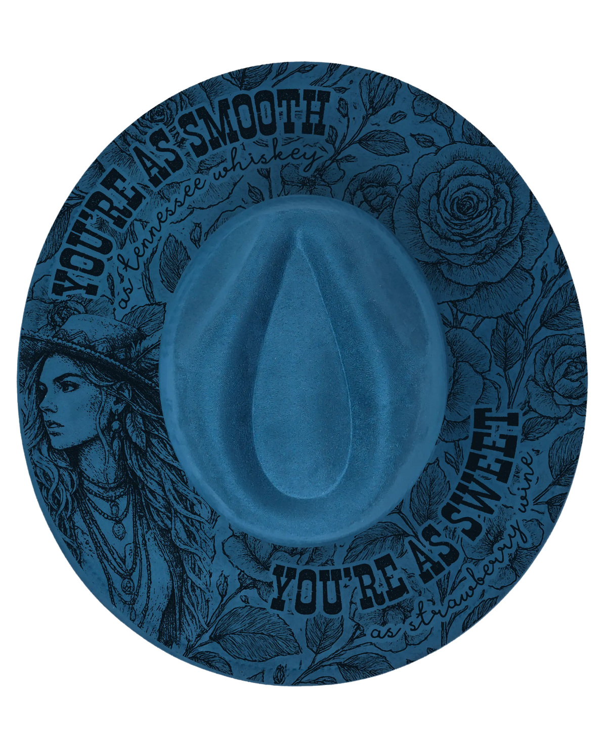 Build your own teardrop fedora hat, laser engraved to order (photo 17)