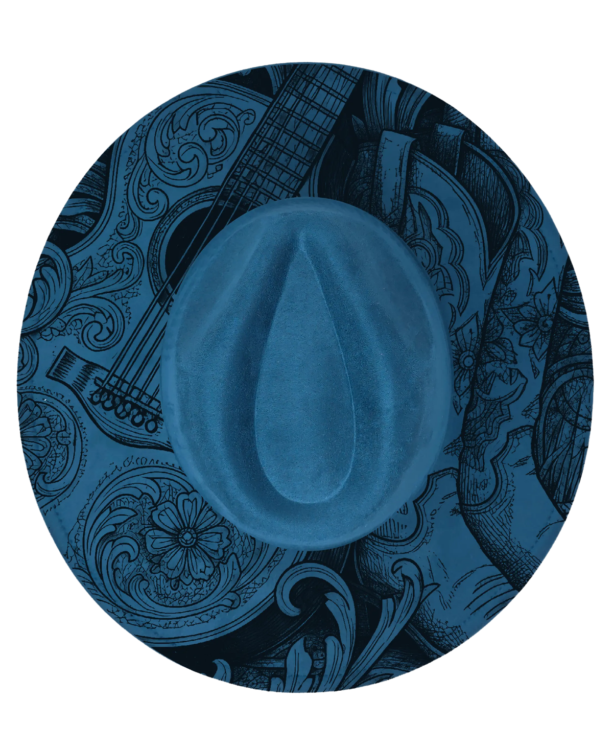 Build your own teardrop fedora hat, laser engraved to order (photo 3)