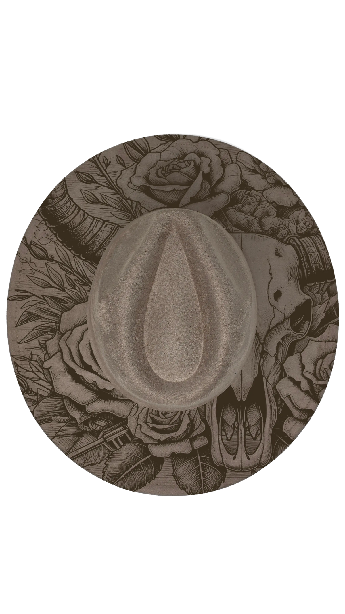 Build your own teardrop fedora hat, laser engraved to order (photo 31)