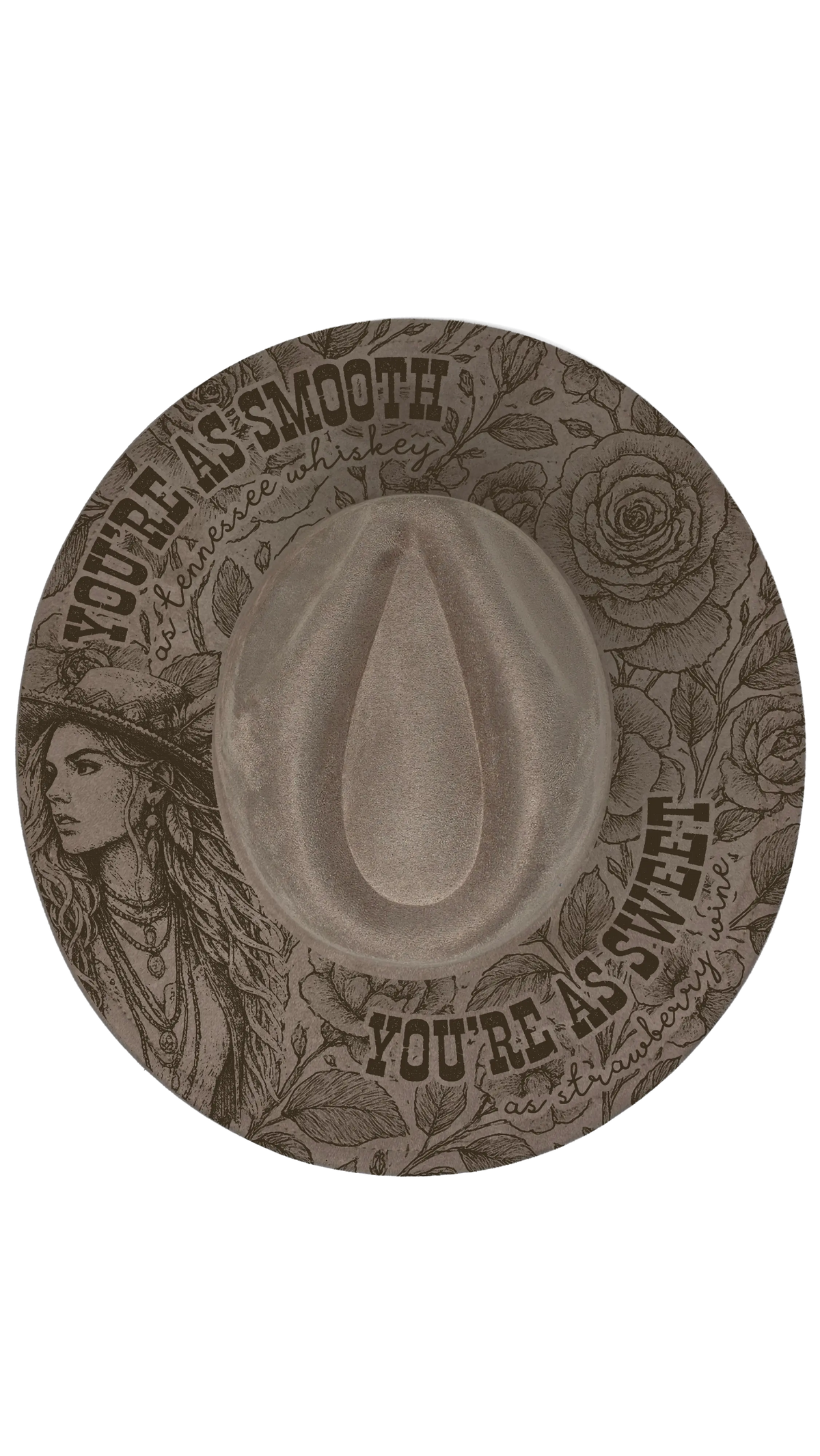 Build your own teardrop fedora hat, laser engraved to order (photo 36)