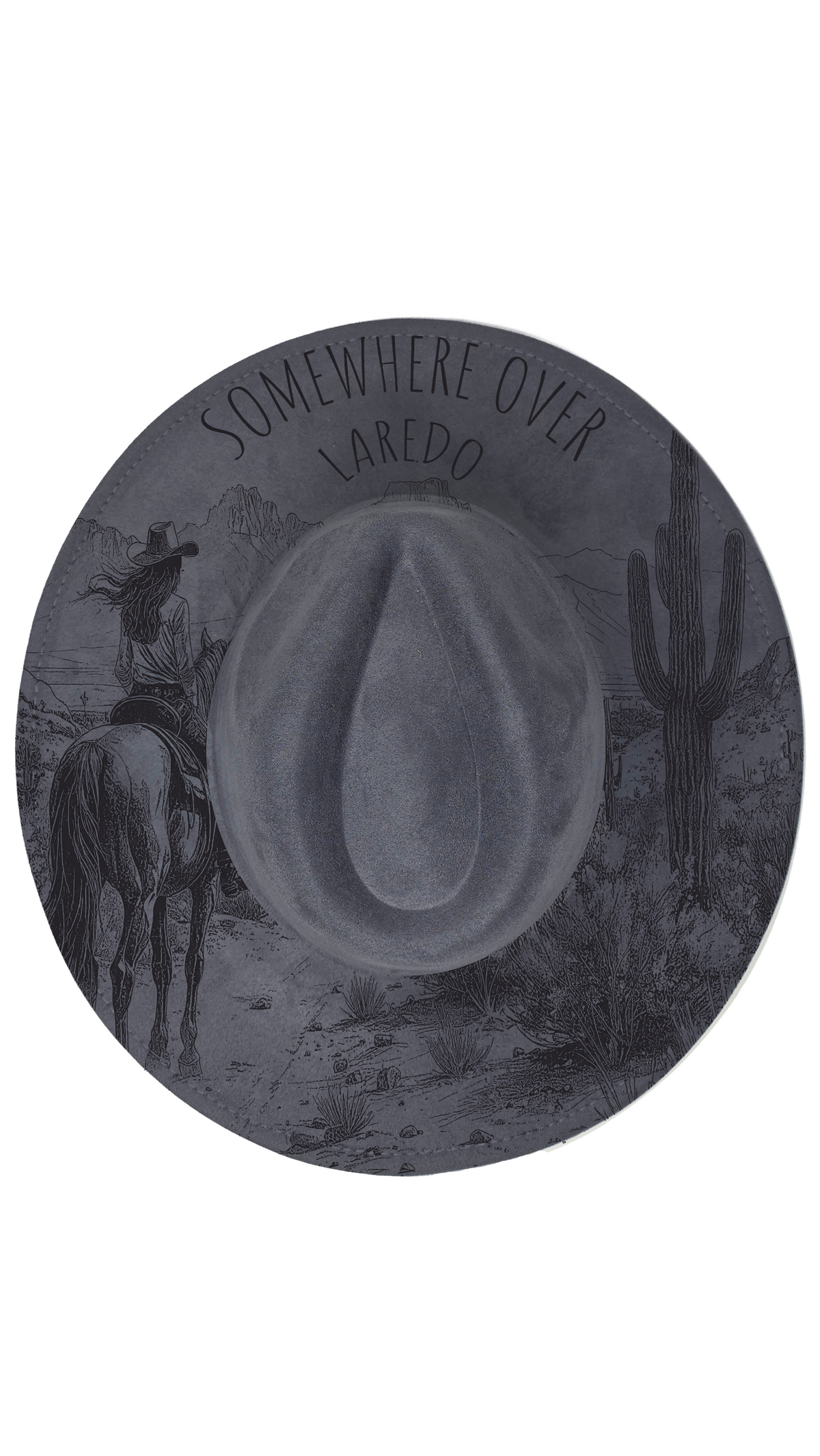 Build your own teardrop fedora hat, laser engraved to order (photo 41)