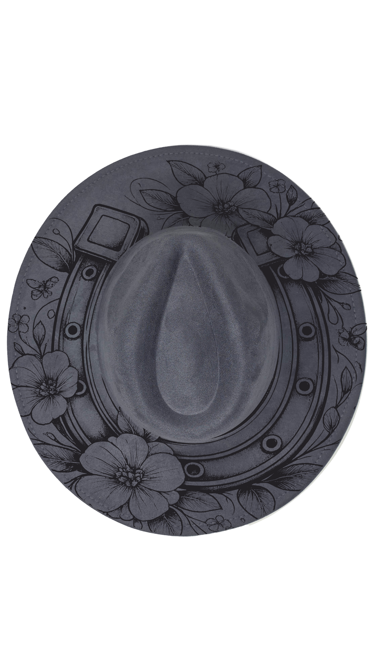 Build your own teardrop fedora hat, laser engraved to order (photo 46)