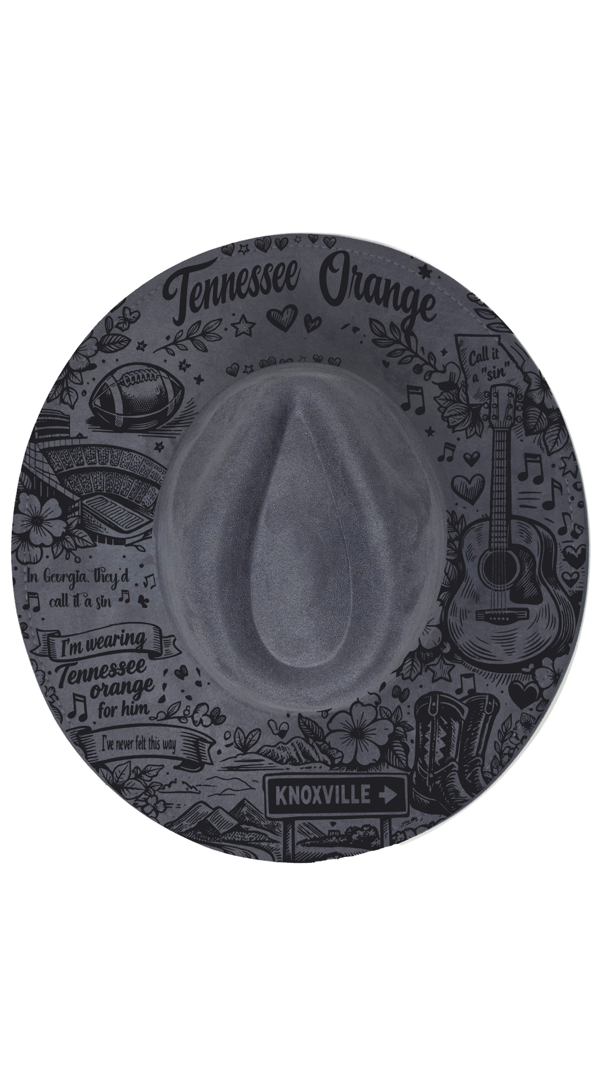 Build your own teardrop fedora hat, laser engraved to order (photo 50)