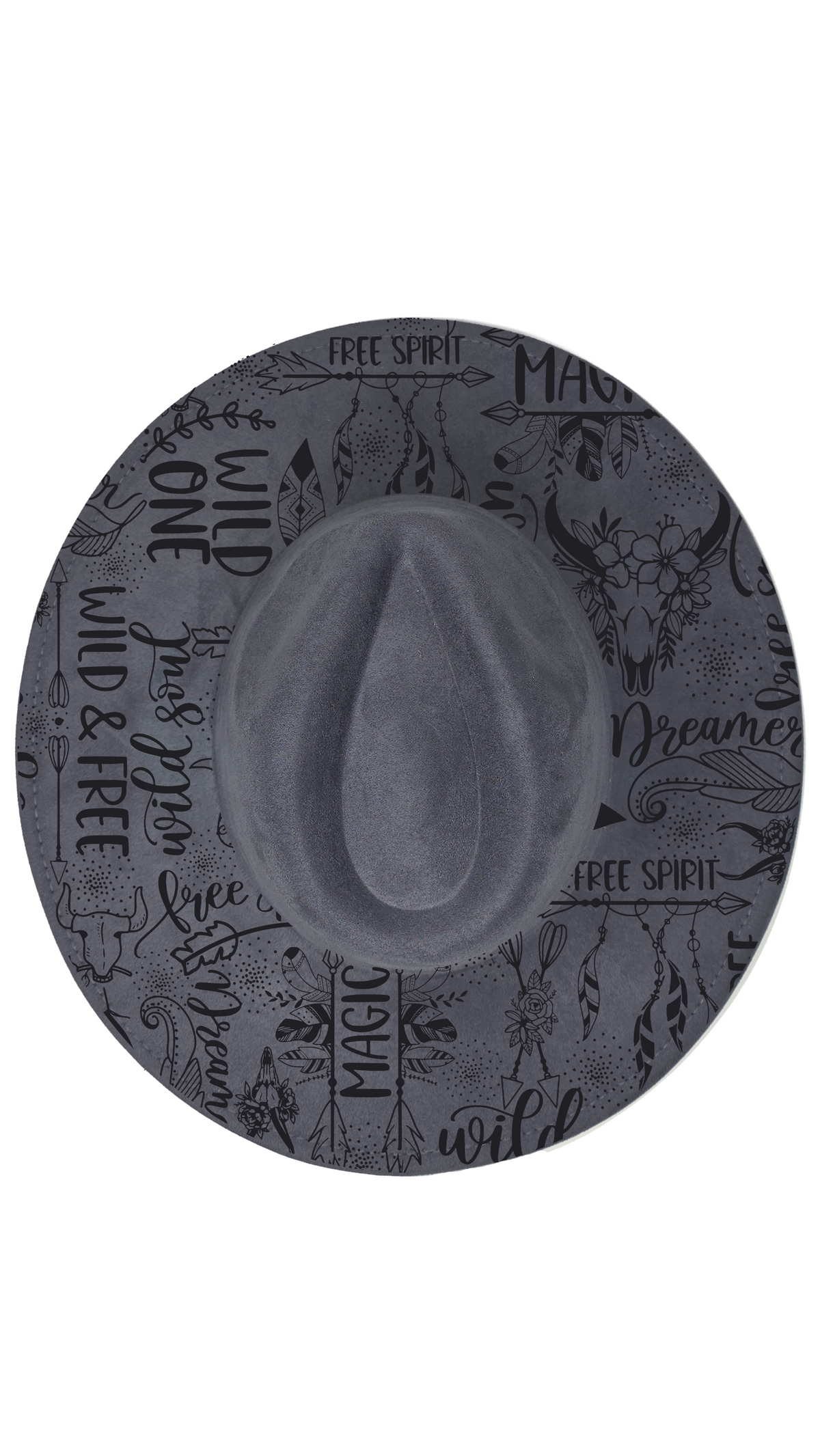 Build your own teardrop fedora hat, laser engraved to order (photo 52)