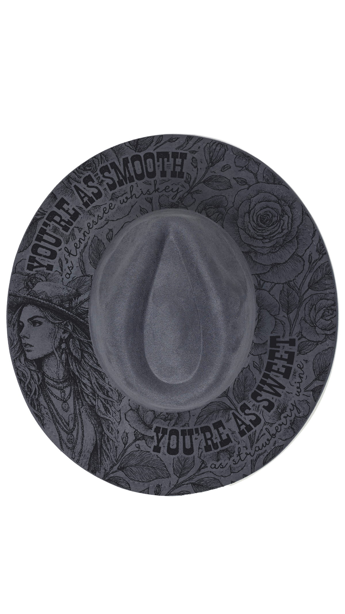 Build your own teardrop fedora hat, laser engraved to order (photo 53)