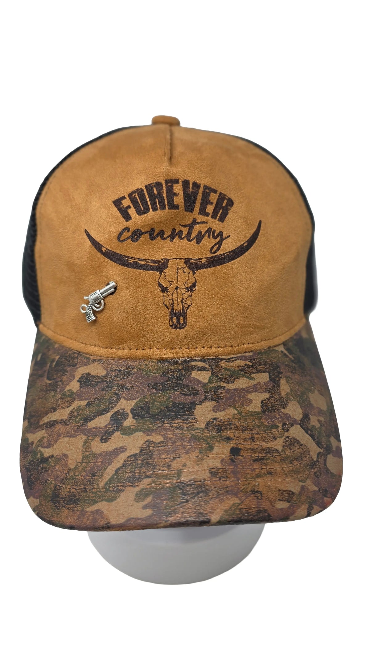 Camo trucker cap with a country design for festivals and everyday wear (photo 2)