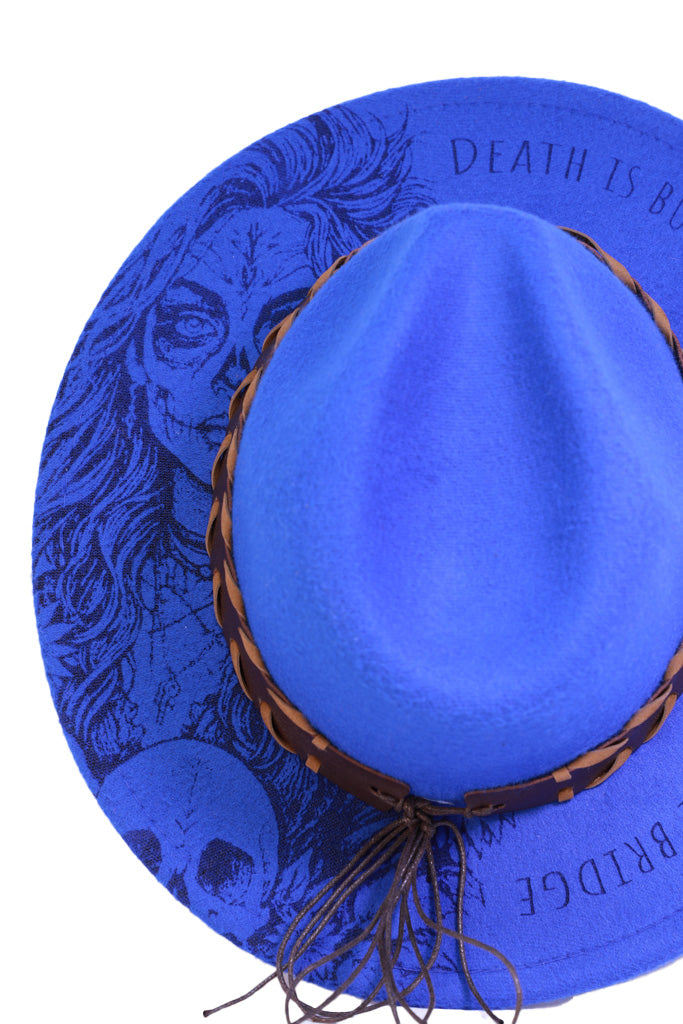 Side angle showing intricate engraving and dark romantic theme