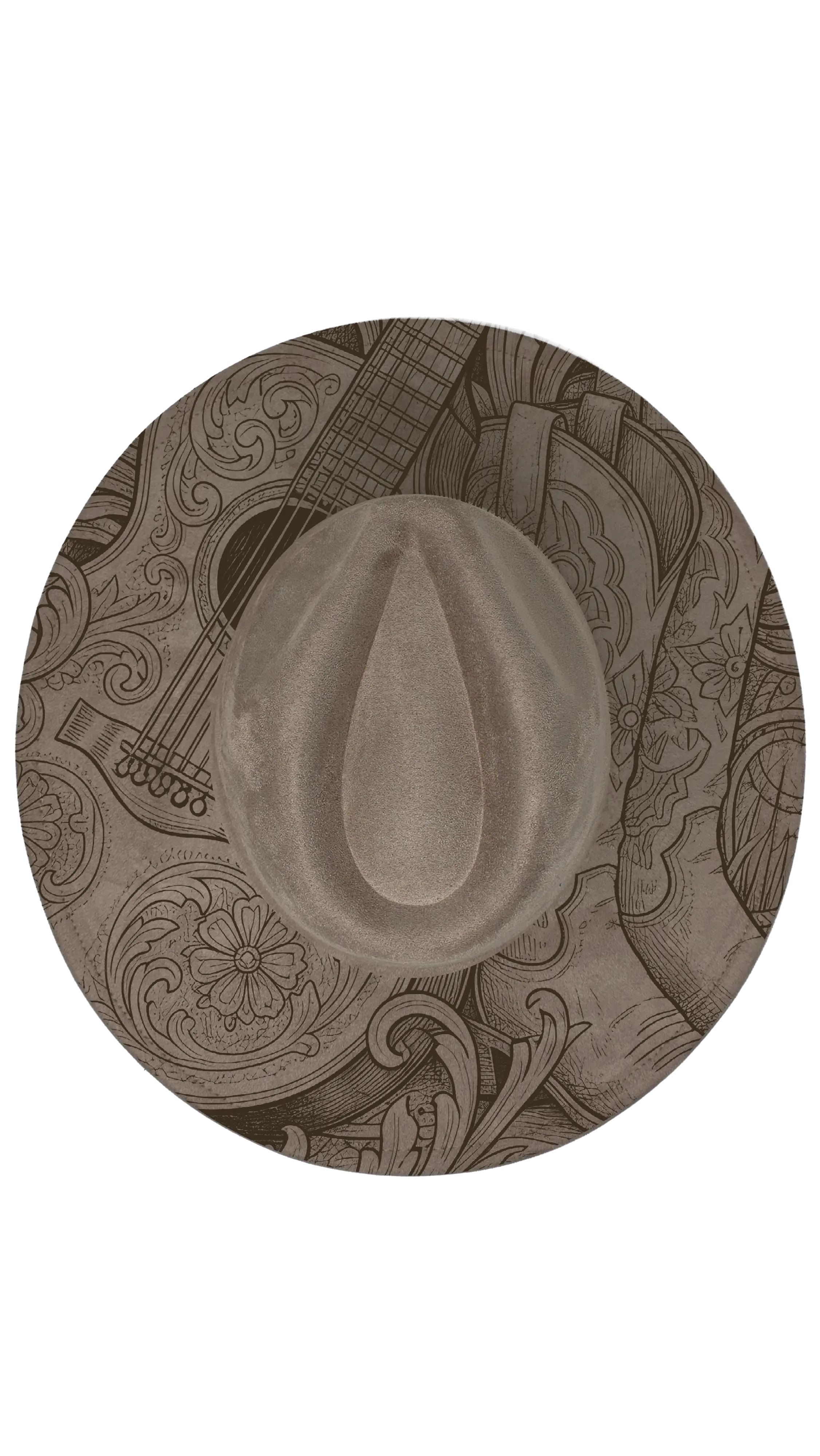 Build Your Own Fedora – Engraved Teardrop Fedora | Wide Brim Country Hat | Cowboy Festival Hat | Boho Ranch Style | Custom Fedora Western Fedora Hats