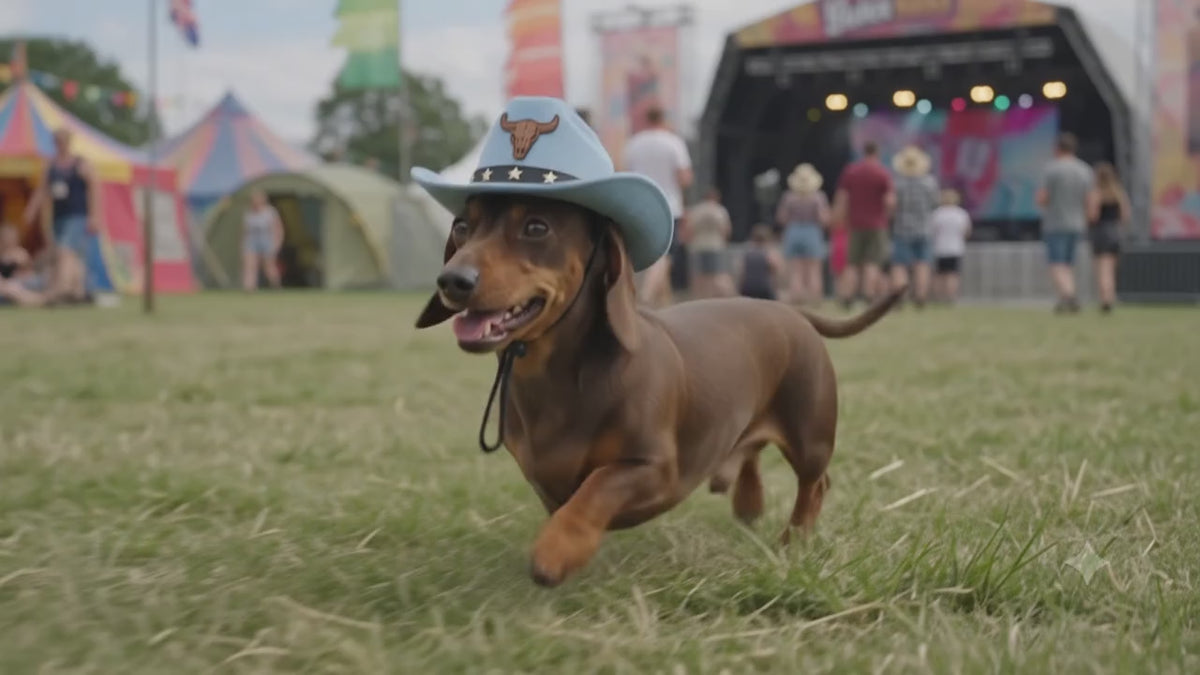 Video of the Personalised Pet Cowboy Hat from Western Fedora Hats