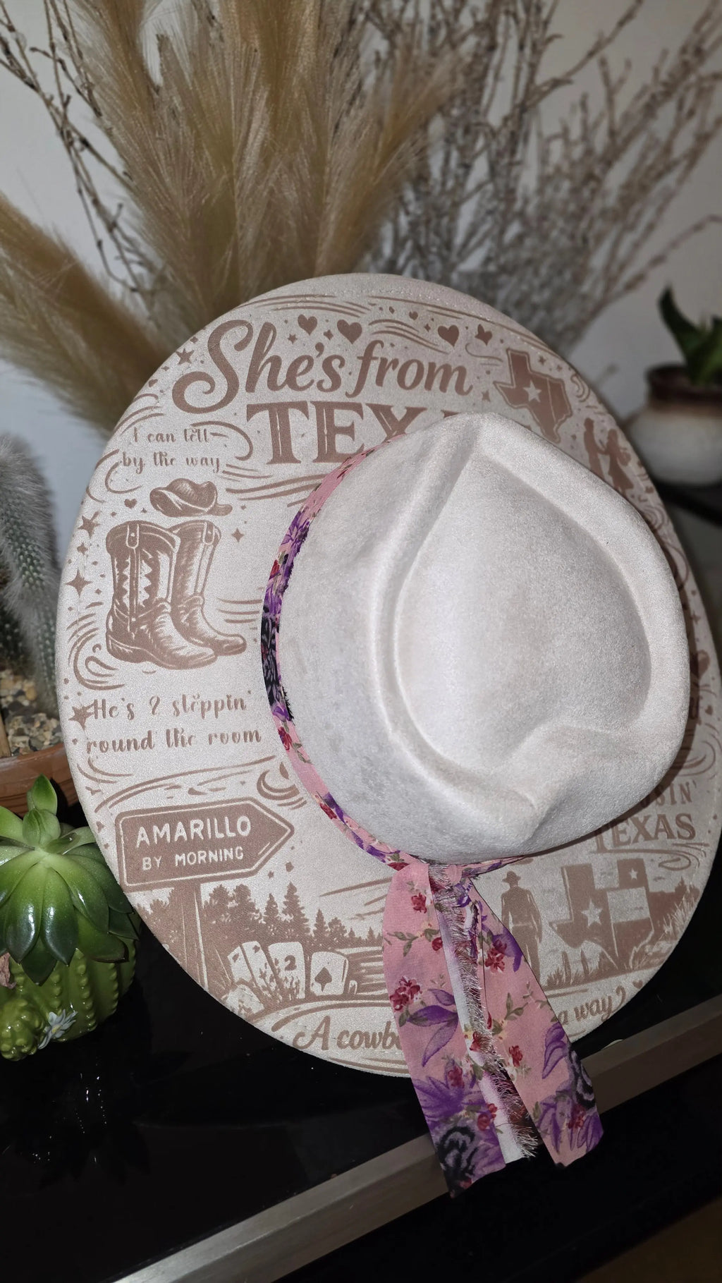 She’s From Texas – Heart Shaped Western Fedora Hat Western Fedora Hats