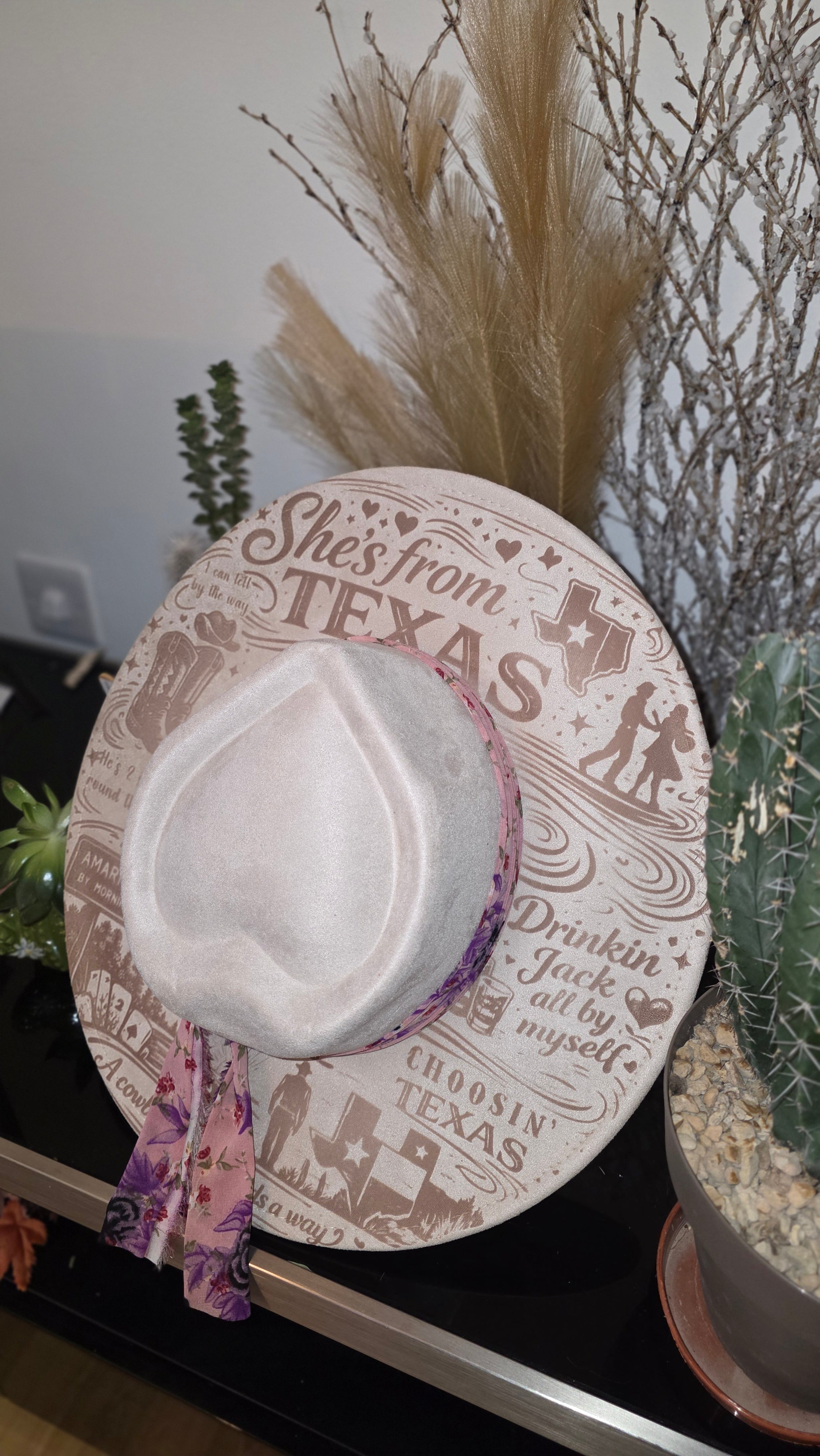 She’s From Texas – Heart Shaped Western Fedora Hat
