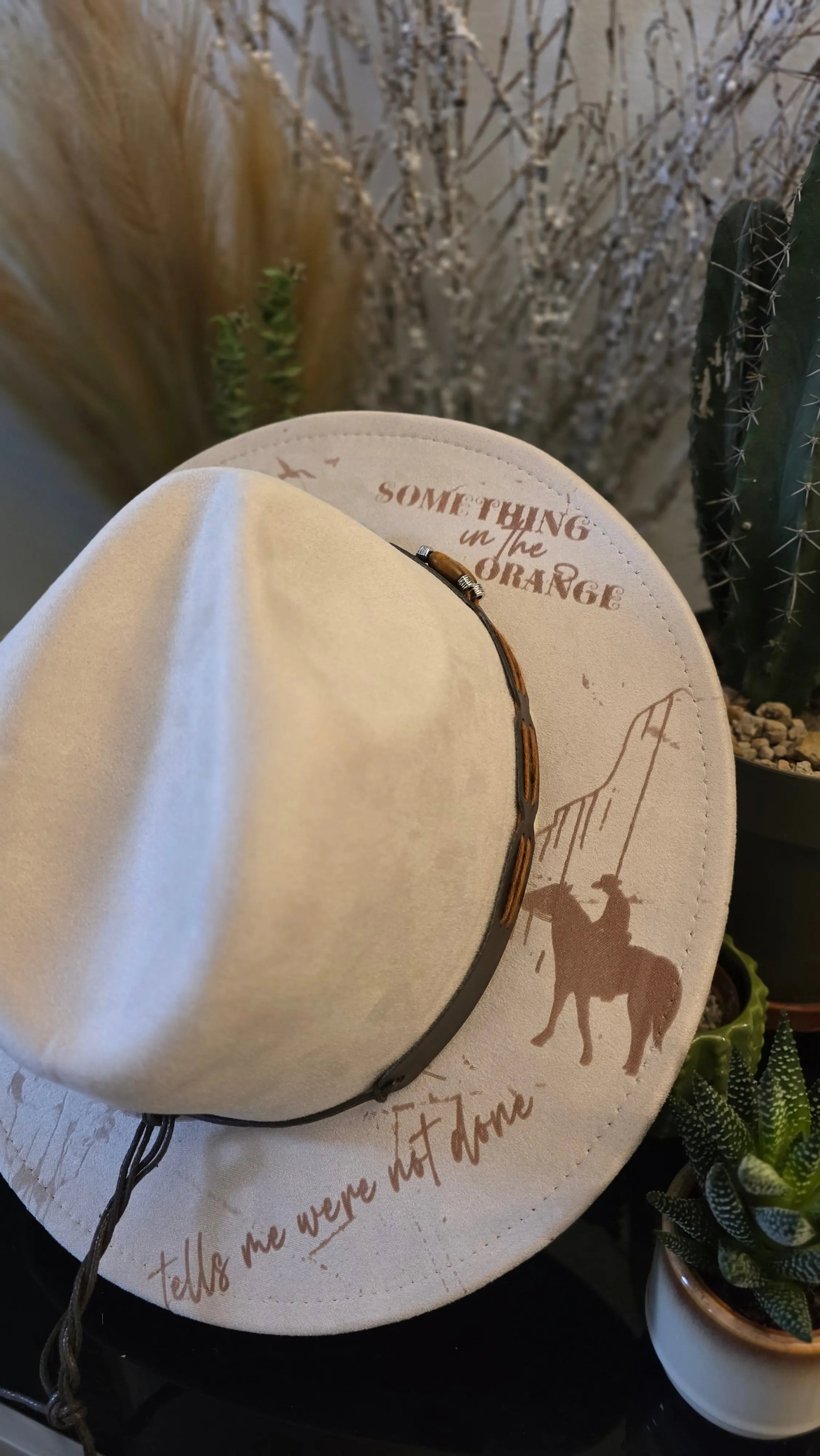 Something In the Orange- Zach Bryan Inspired Fedora Western Fedora Hats
