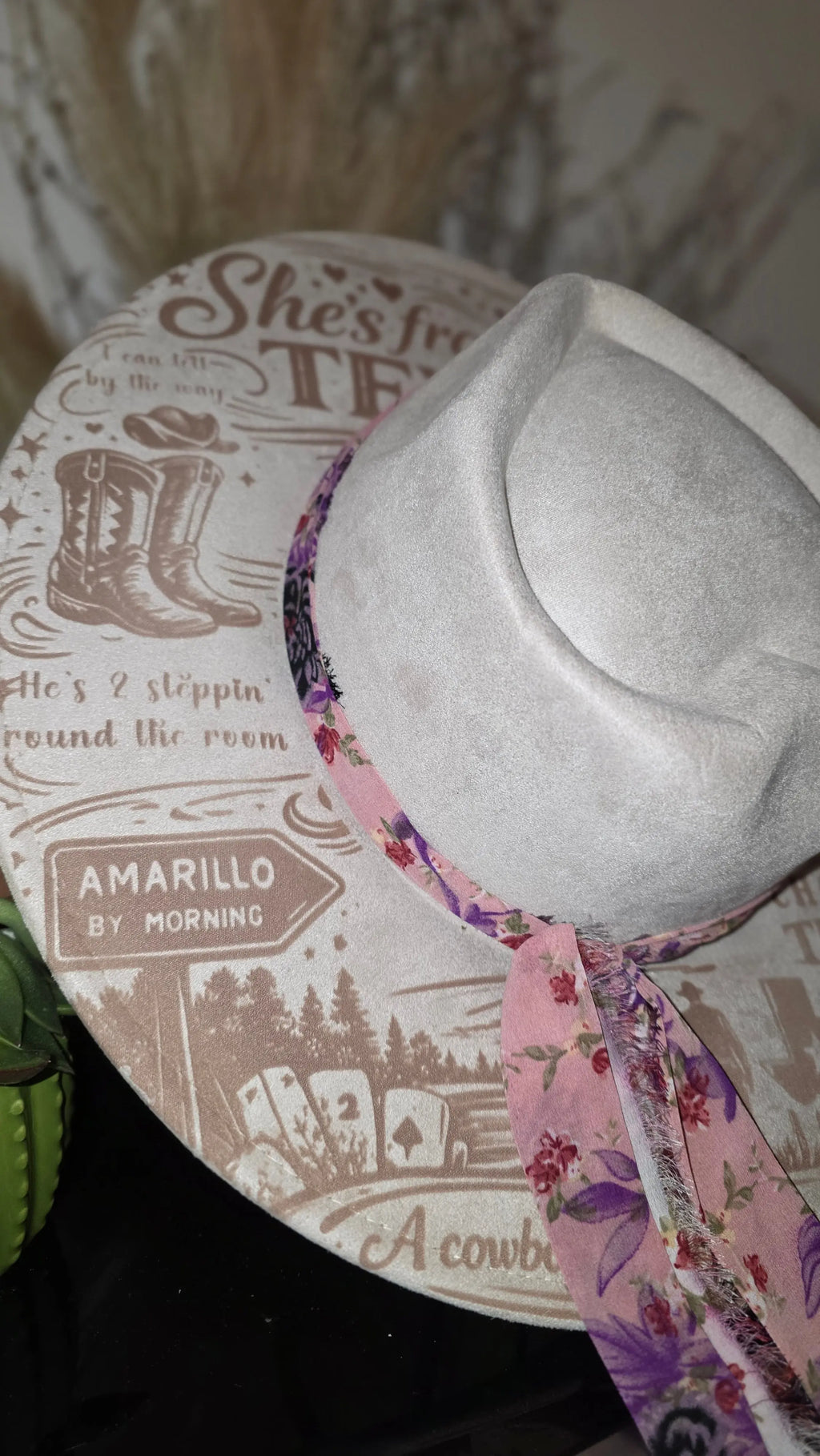 She’s From Texas – Heart Shaped Western Fedora Hat Western Fedora Hats