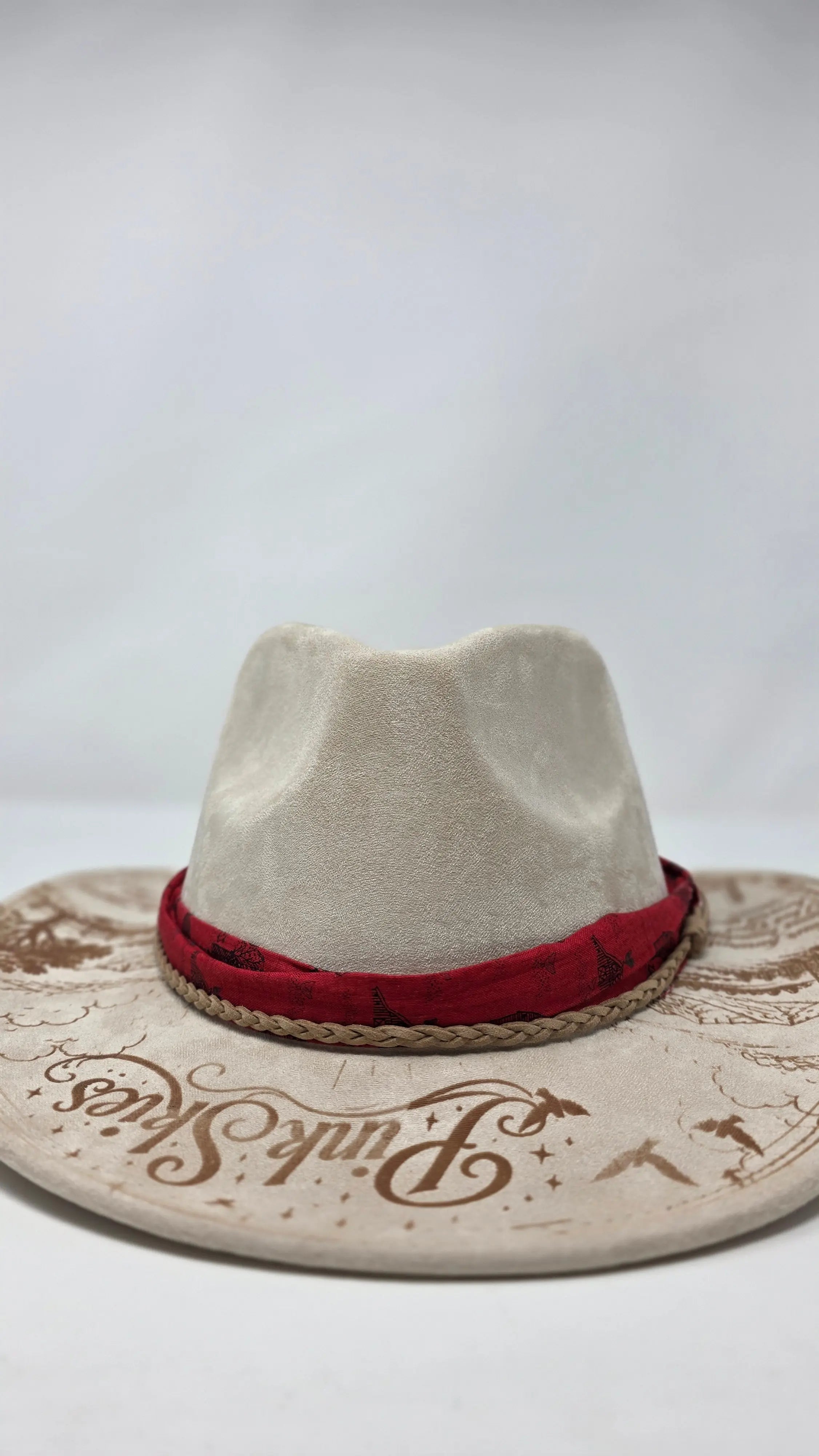 Pink Skies Zqch Bryan Inspired One Of a Kind Fedora Hat – Western Fedora Hats Western Fedora Hats