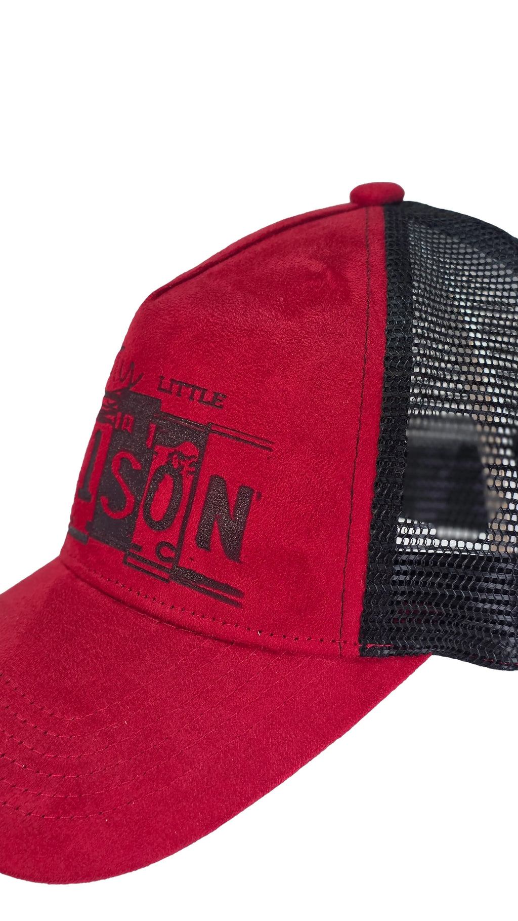 Pretty Little Poison Trucker Hat – Red & Black Western Fedora Hats