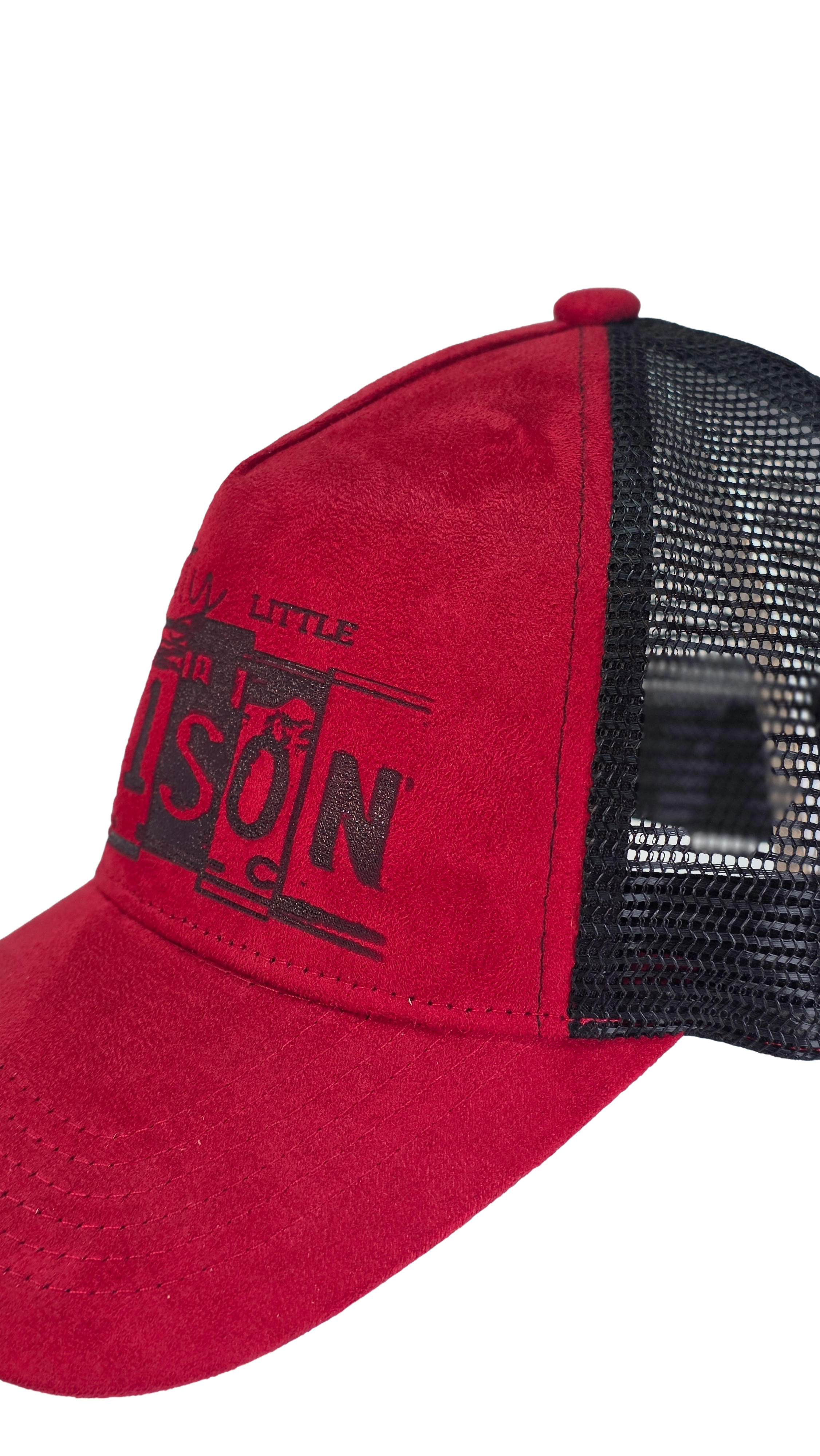 Pretty Little Poison Trucker Hat – Red & Black