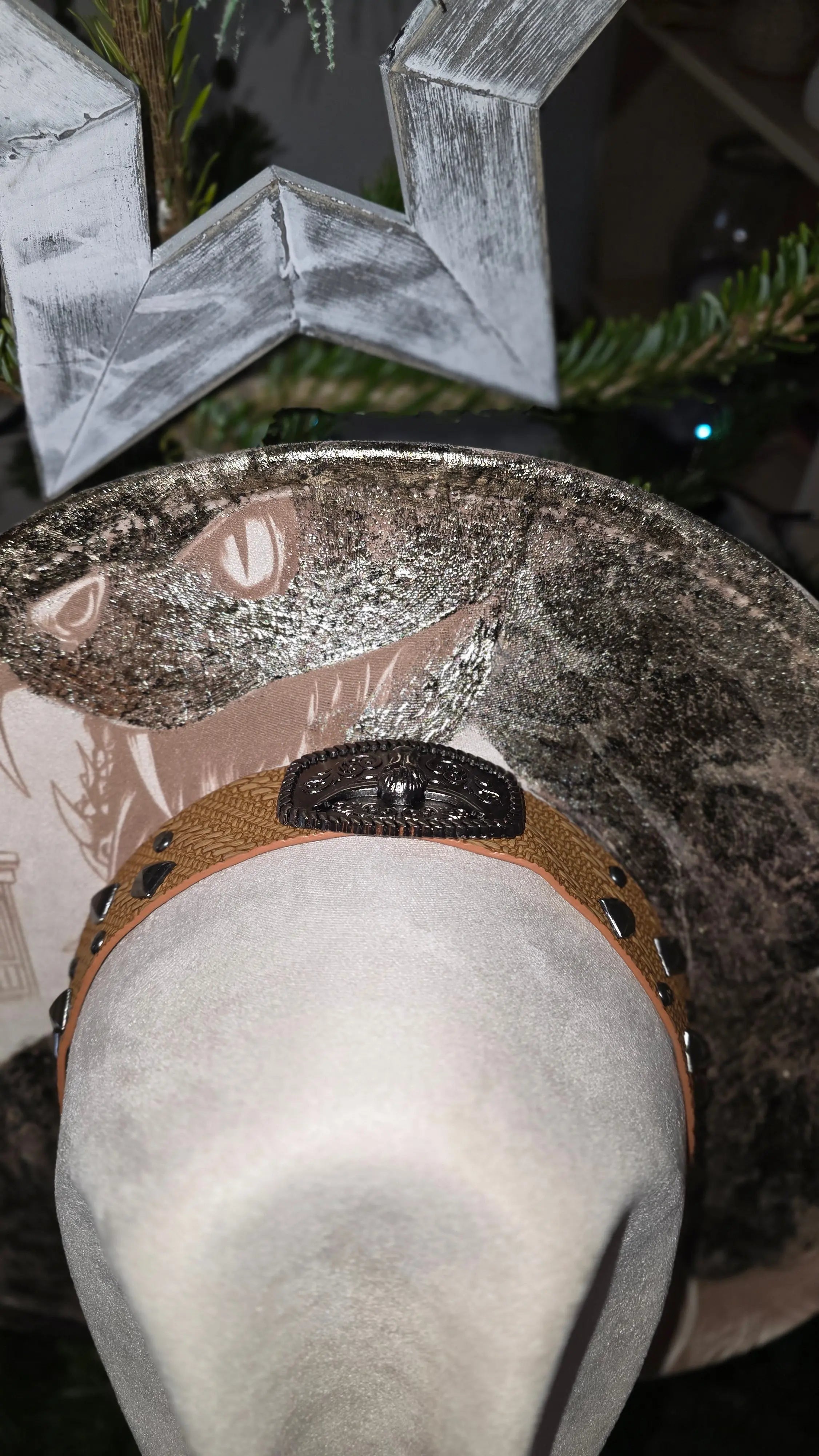 Western Skull & Snake Cattleman Western Fedora Hats