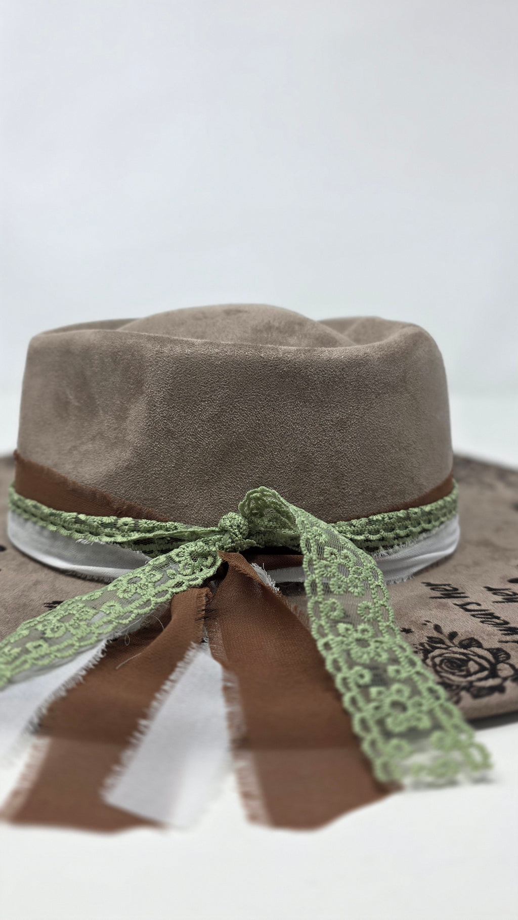 Beautiful Crazy Heart Fedora Hat | Laser Engraved Fedora Hat | Western Fedora Hats