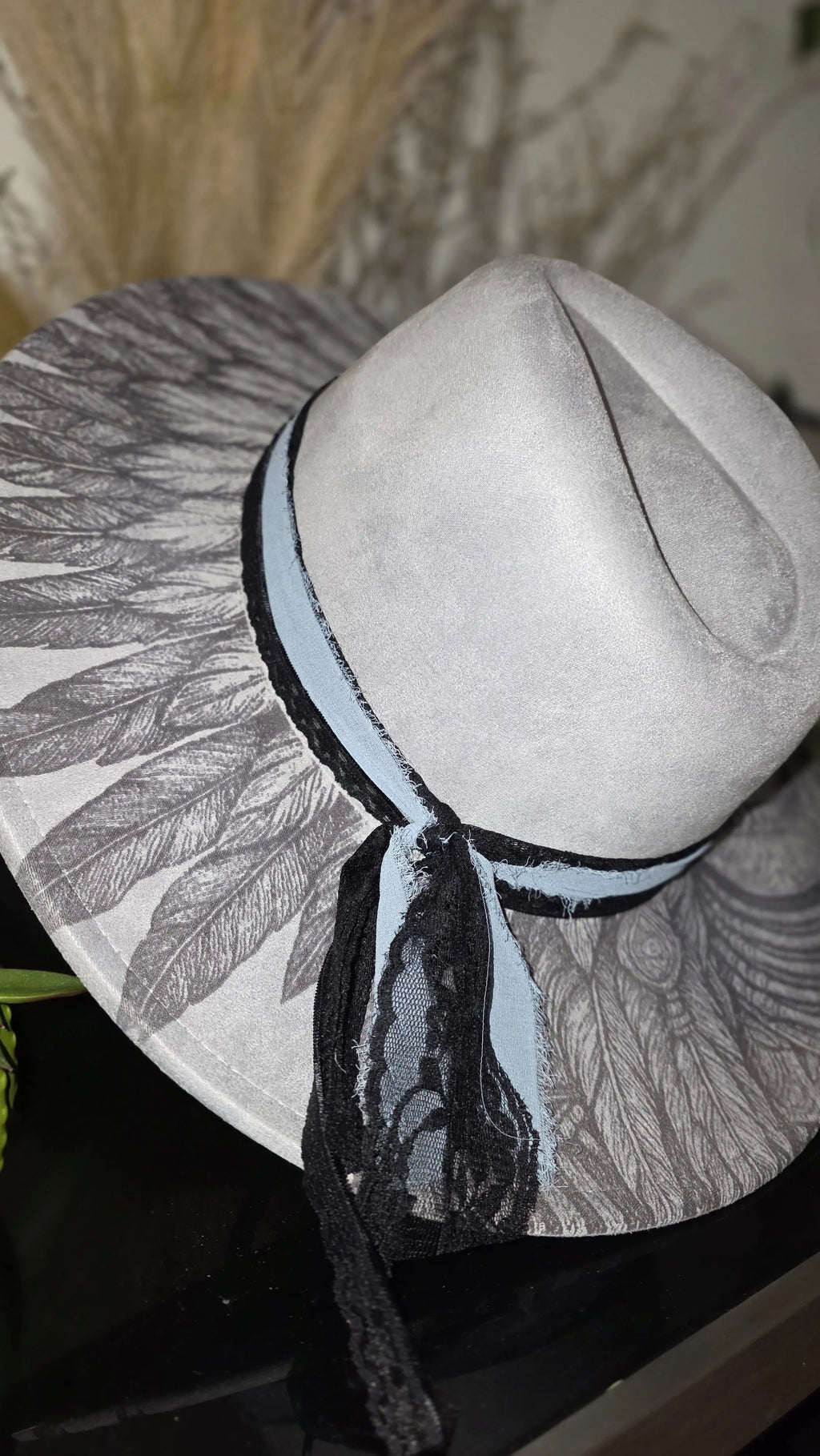 Indian Outlaw Engraved Fedora Hat Western Fedora Hats